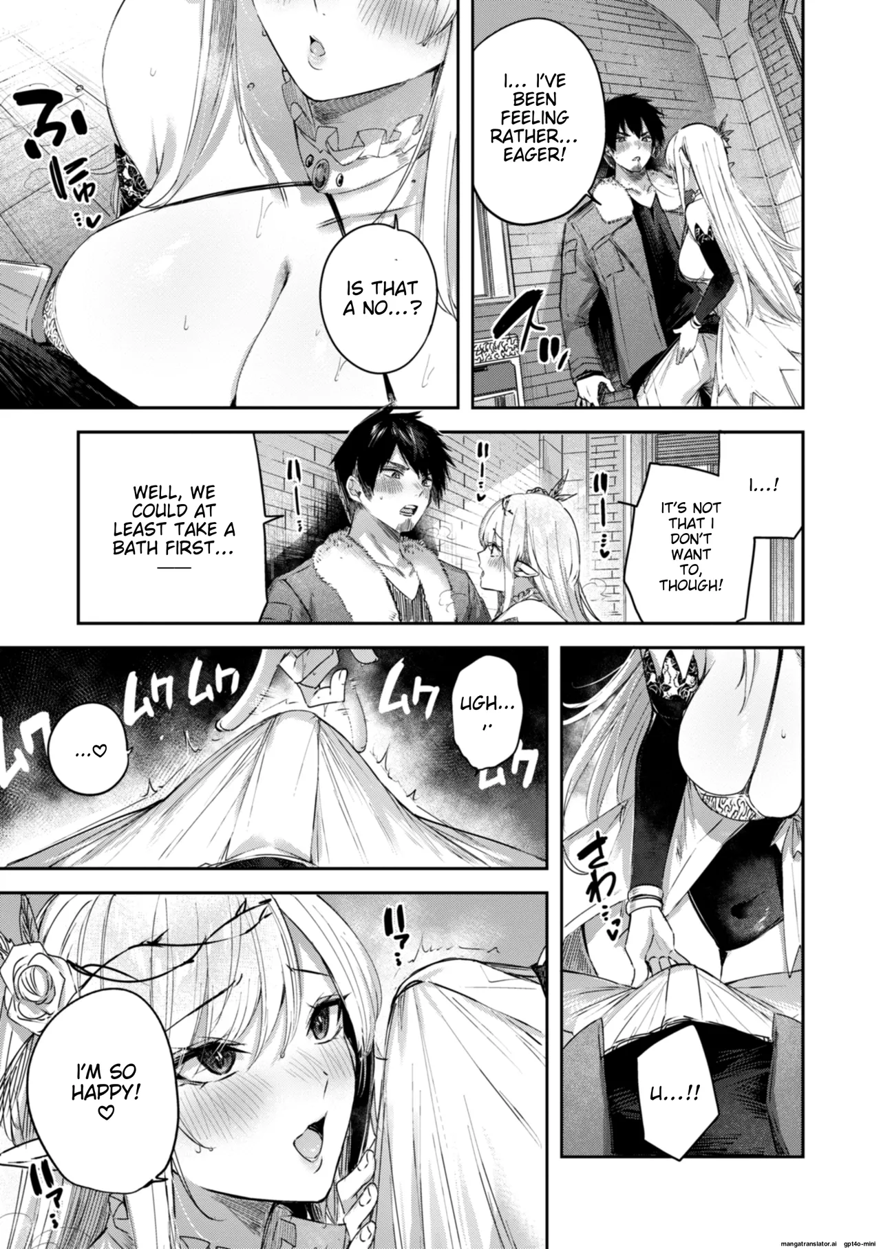 Dokushin Hunter no Deai wa Elf no Mori de | The Single Hunter Meets Girl in The Elven Forest page 84 - rough translation big breasts hentai manga - read online free