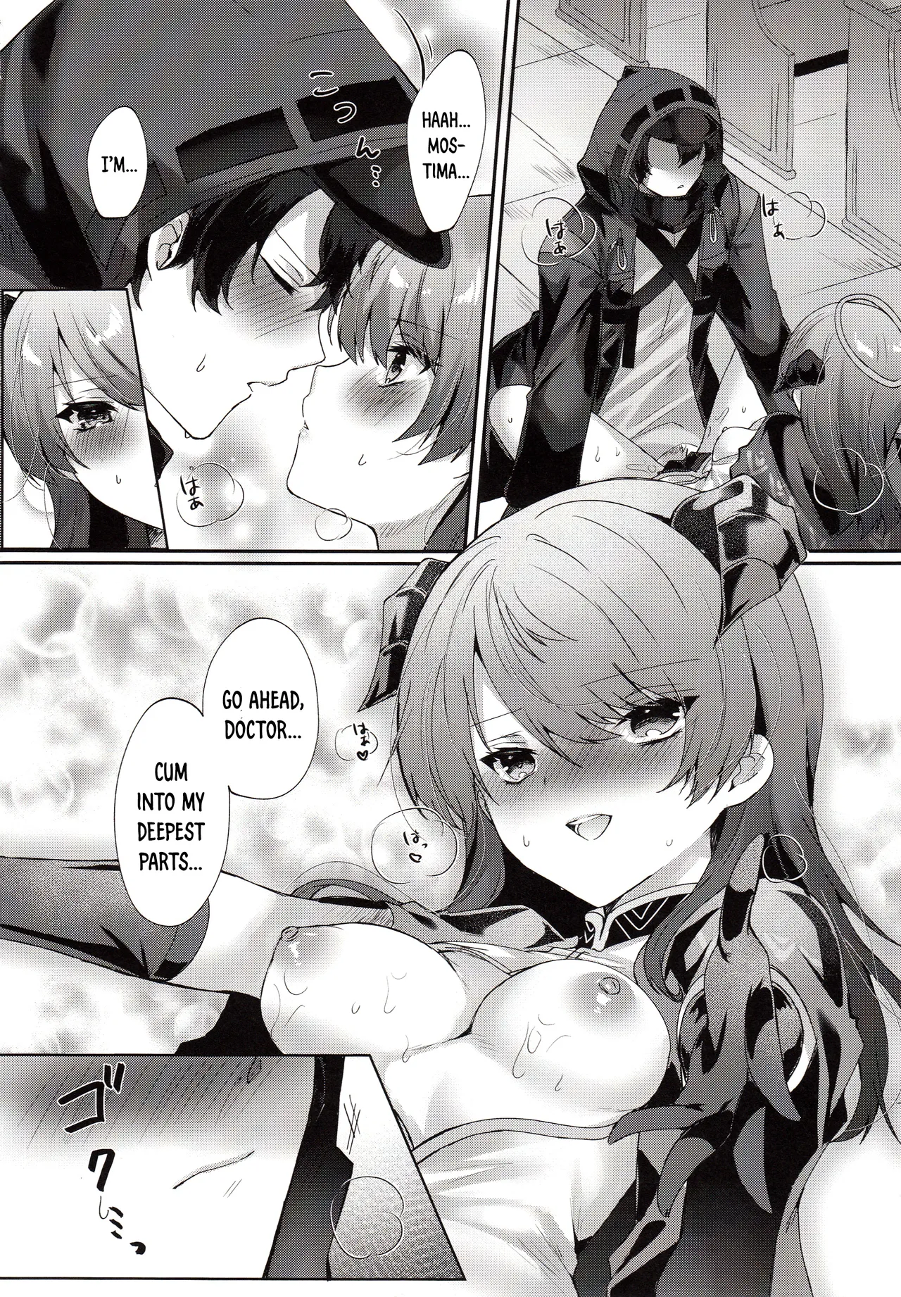 Angel Maiden page 27 featuring mostima arknights parody - nakadashi footjob hentai manga - read online free