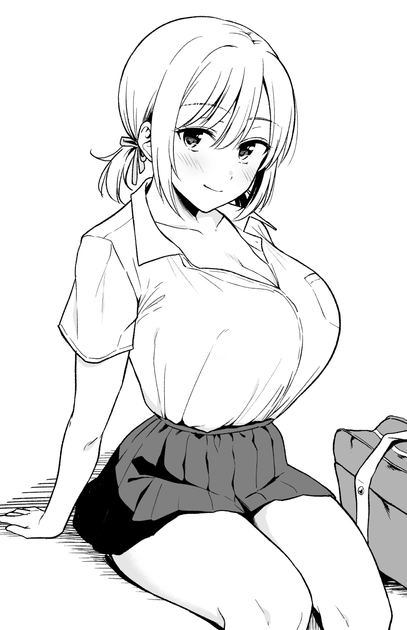 [Yue] Class de Ichiban Oppai ga Ookii Fuji-san ni Choco Morattara Nibanme ni Ookii Kitadake-san ni Karamareta | 班上胸部第二大的北岳同学+因为被班上胸部第一大的不二同学送了巧克力而缠上了我 [Chinese] page 19 original parody - big breasts schoolboy uniform hentai manga - read online free