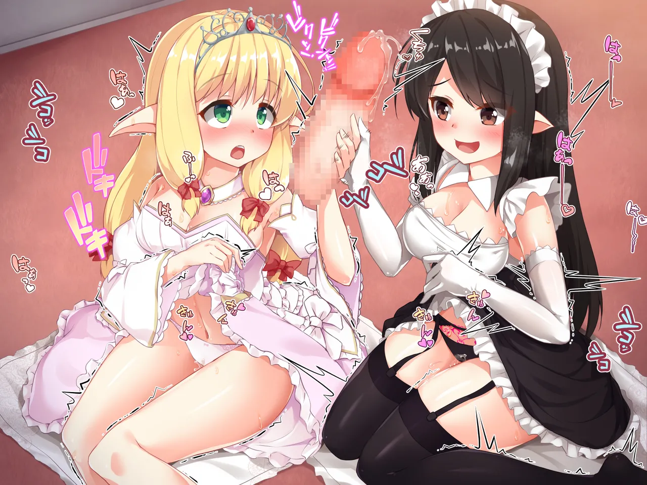 futanari ni ochita Erufu no himegimi to nikuyoku ni shizumu ōkyū page 32 original parody - futanari elf hentai manga - read online free