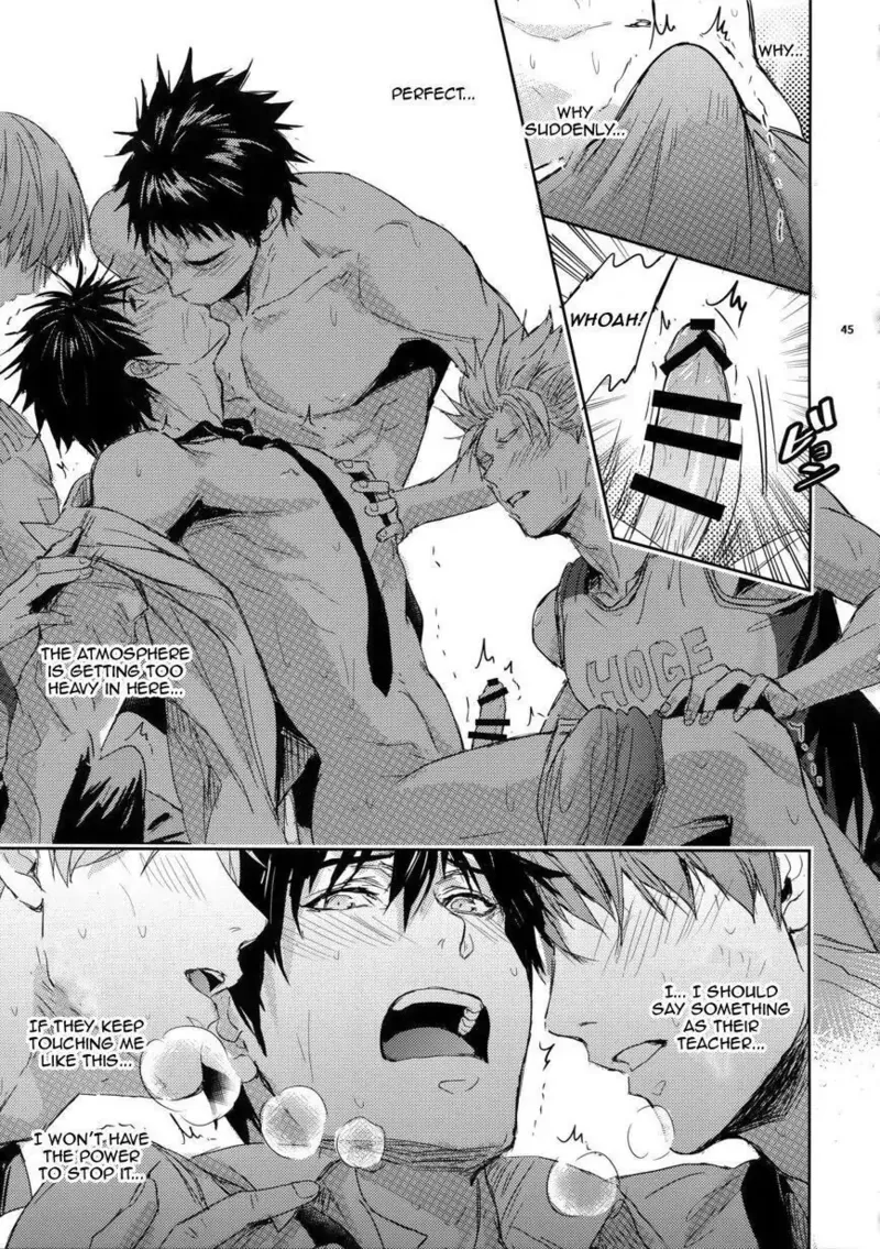 Sensei wa Nekketsu ga Areba Juubunda! page 44 original parody - group anal hentai manga - read online free