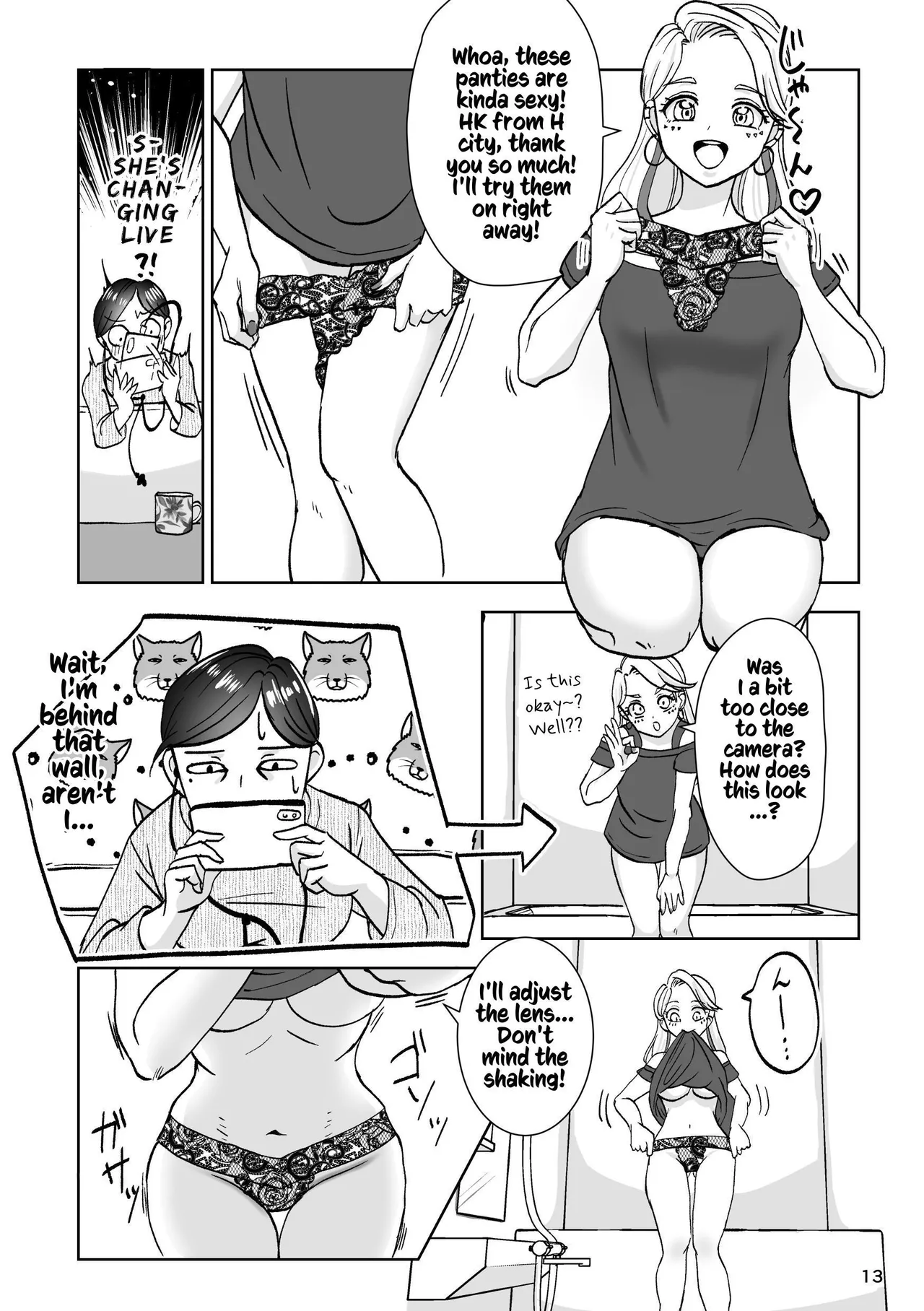 That Woman Next Door Is A Perverted Streamer page 18 original parody - squirting cunnilingus hentai manga - read online free