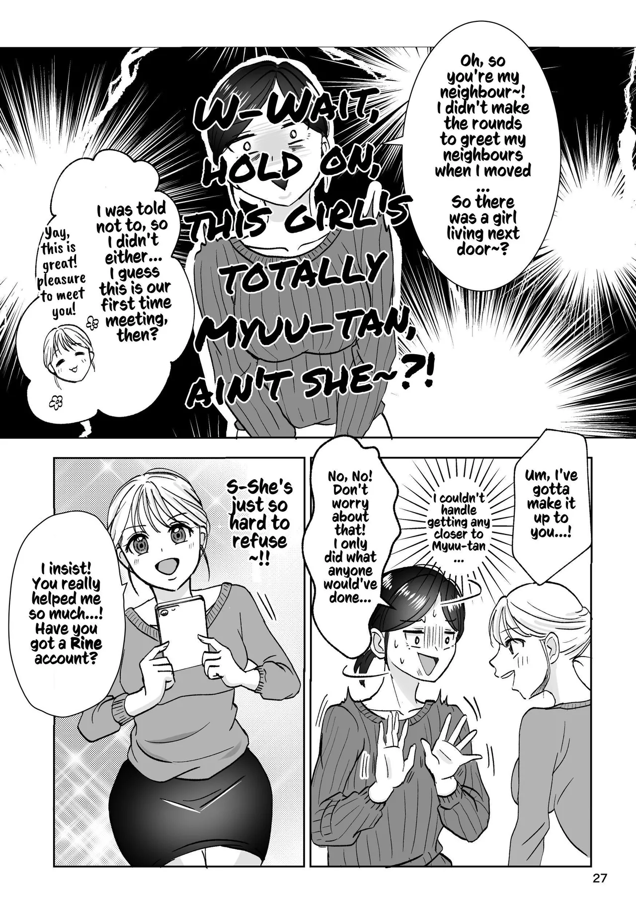 That Woman Next Door Is A Perverted Streamer page 32 original parody - squirting cunnilingus hentai manga - read online free