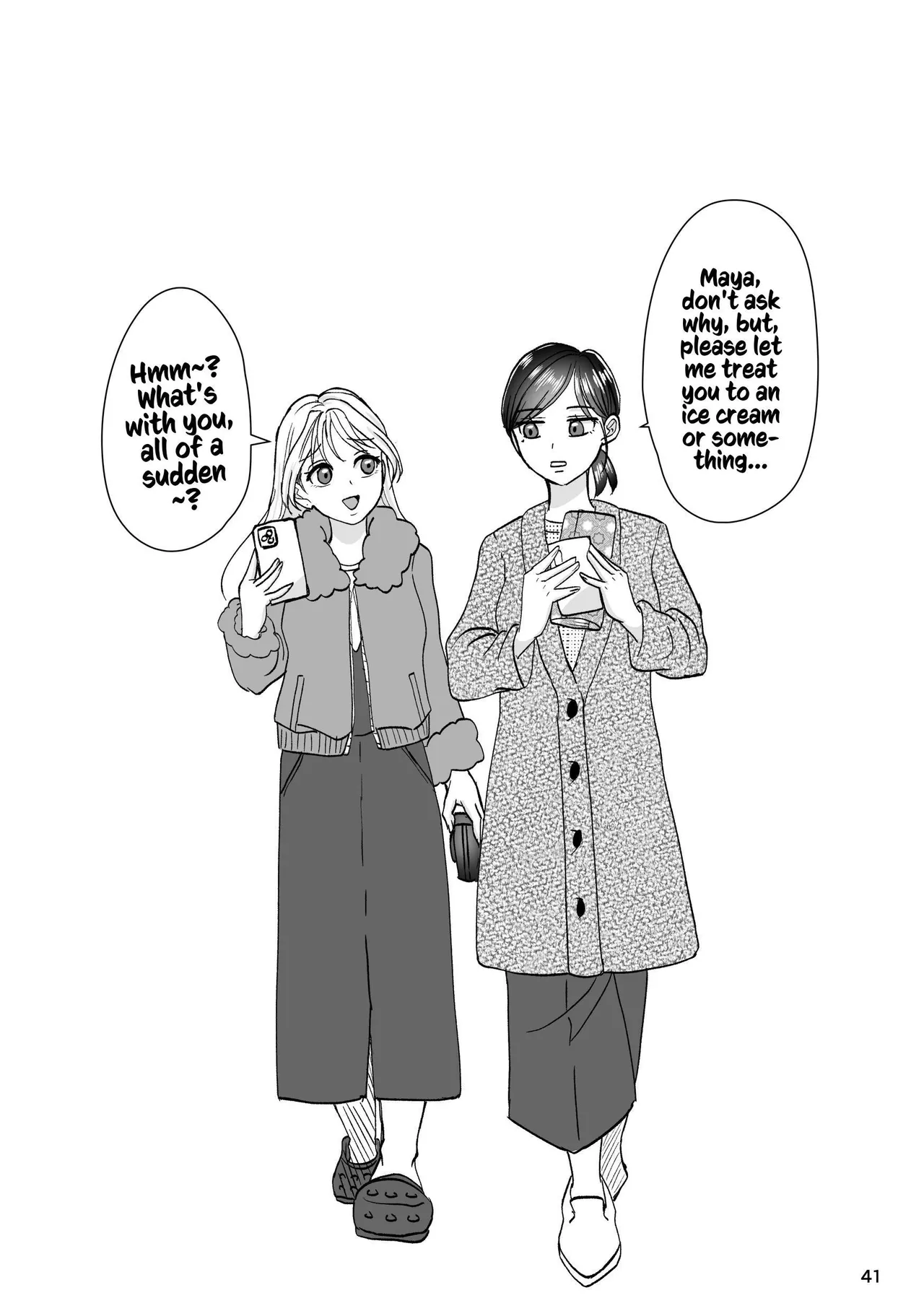 That Woman Next Door Is A Perverted Streamer page 46 original parody - multiple orgasms yuri hentai manga - read online free