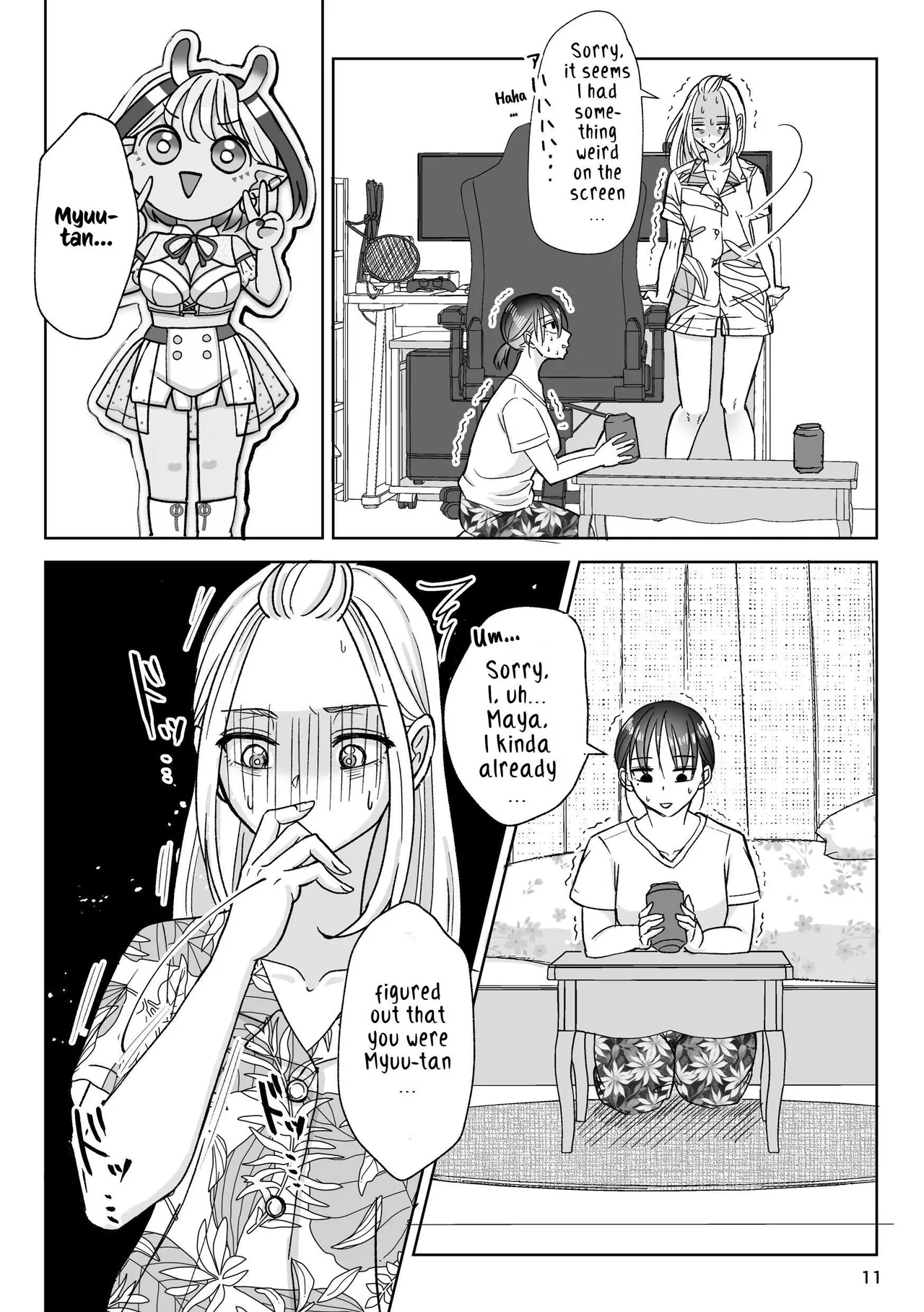 That Woman Next Door Is A Perverted Streamer page 68 original parody - squirting cunnilingus hentai manga - read online free