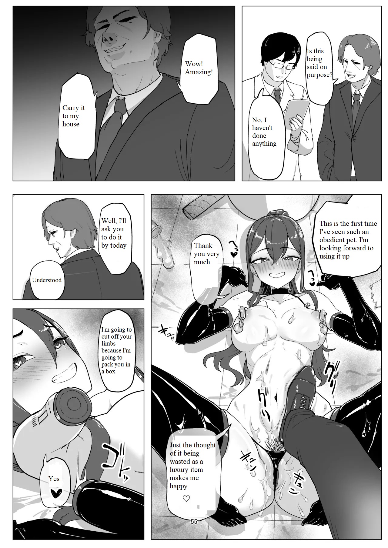 Part-time worker pet development project page 54 original parody - rough translation collar hentai manga - read online free