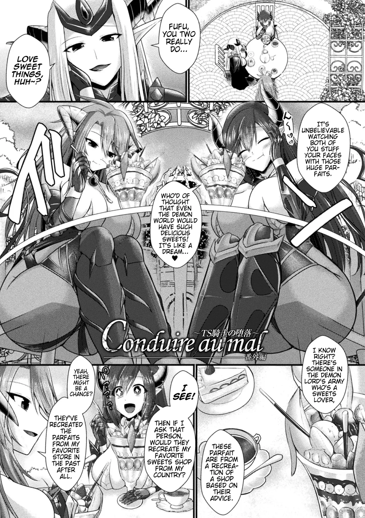 [Seres Ryu] Conduire au mal ～TS Kishi No Daraku~ Kouhen + Bangaihen | Conduire au mal ~Fall of a Gender Bent Knight~ Part 2 + Extra (Kukkoro Heroines Vol. 30) [English] [Digital] (Pangean) page 33 - nakadashi gloves hentai manga - read online free