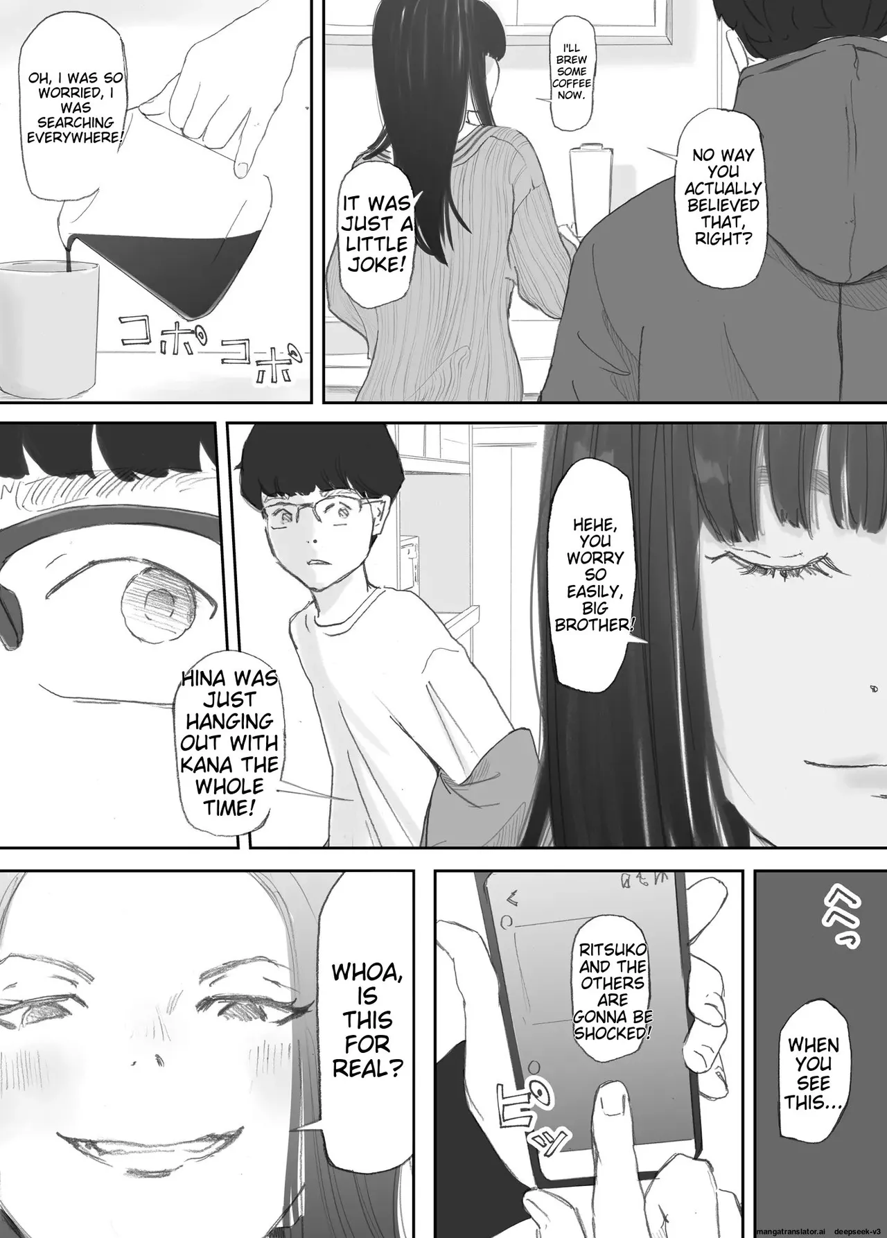 [Nekome Koi] Hadan no Kizuna -Netorareta Gimai- | Broken Bonds: Stepsister Cuckolded [English] page 75 original parody - rough translation defloration hentai manga - read online free