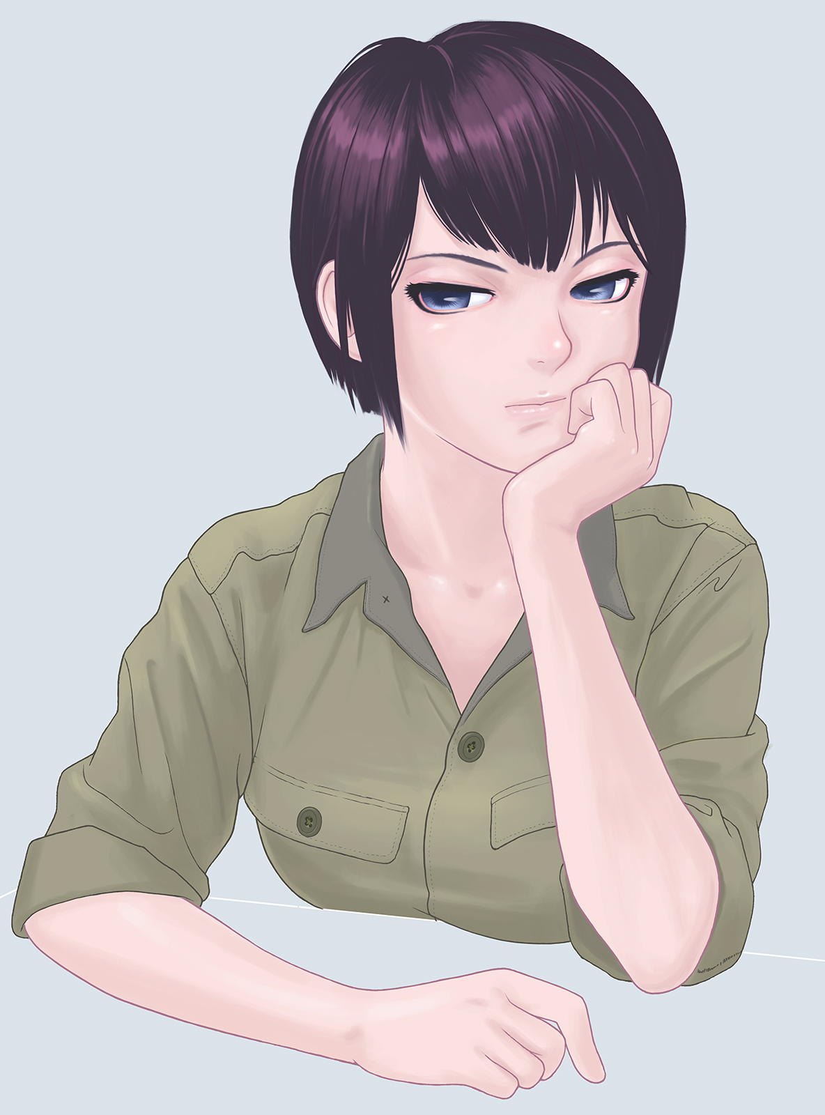 武装军服女子 page 46 - military hentai manga - read online free