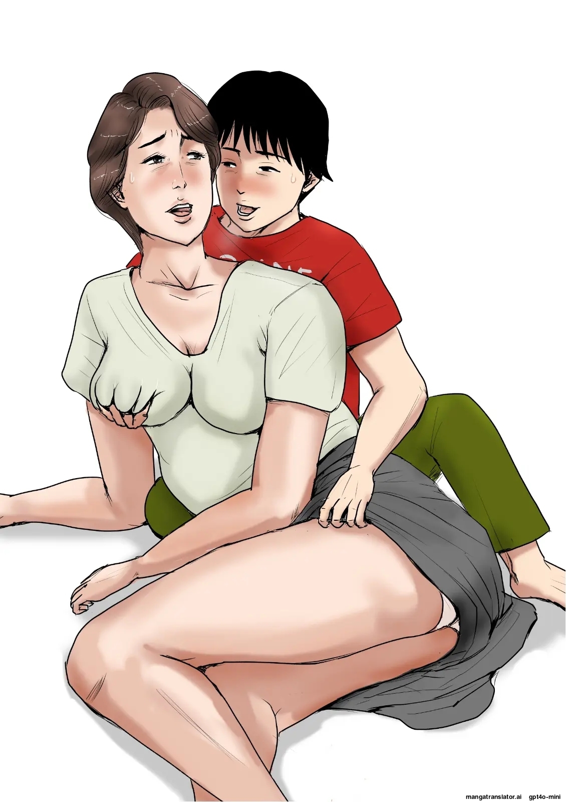 Oozora Kaiko (kaiko)] Mitchaku! Mamakko Danshi to Okaa-san ~Aru 1-nichi no Document [English] page 65 original parody - handjob milf hentai manga - read online free