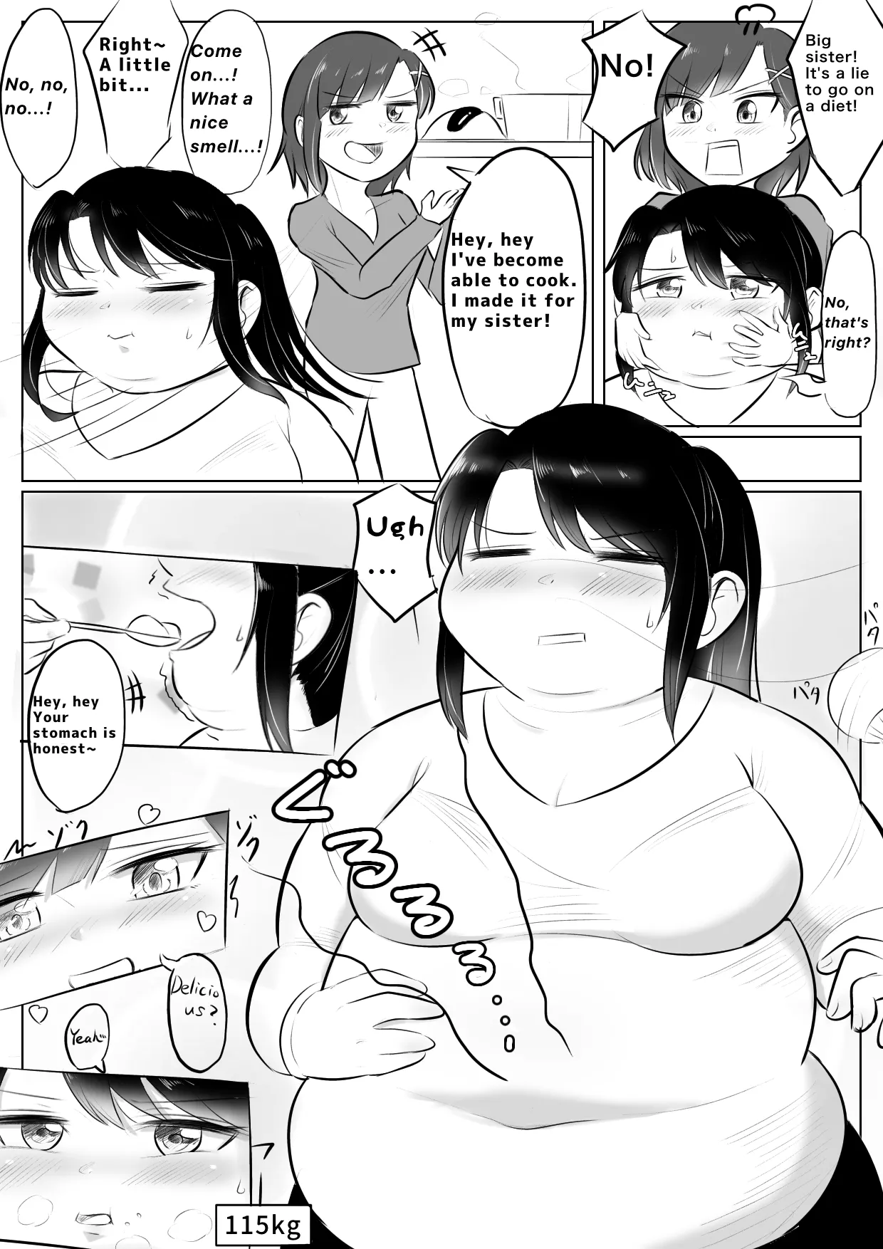 Longing for softness page 33 original parody - bbw weight gain hentai manga - read online free
