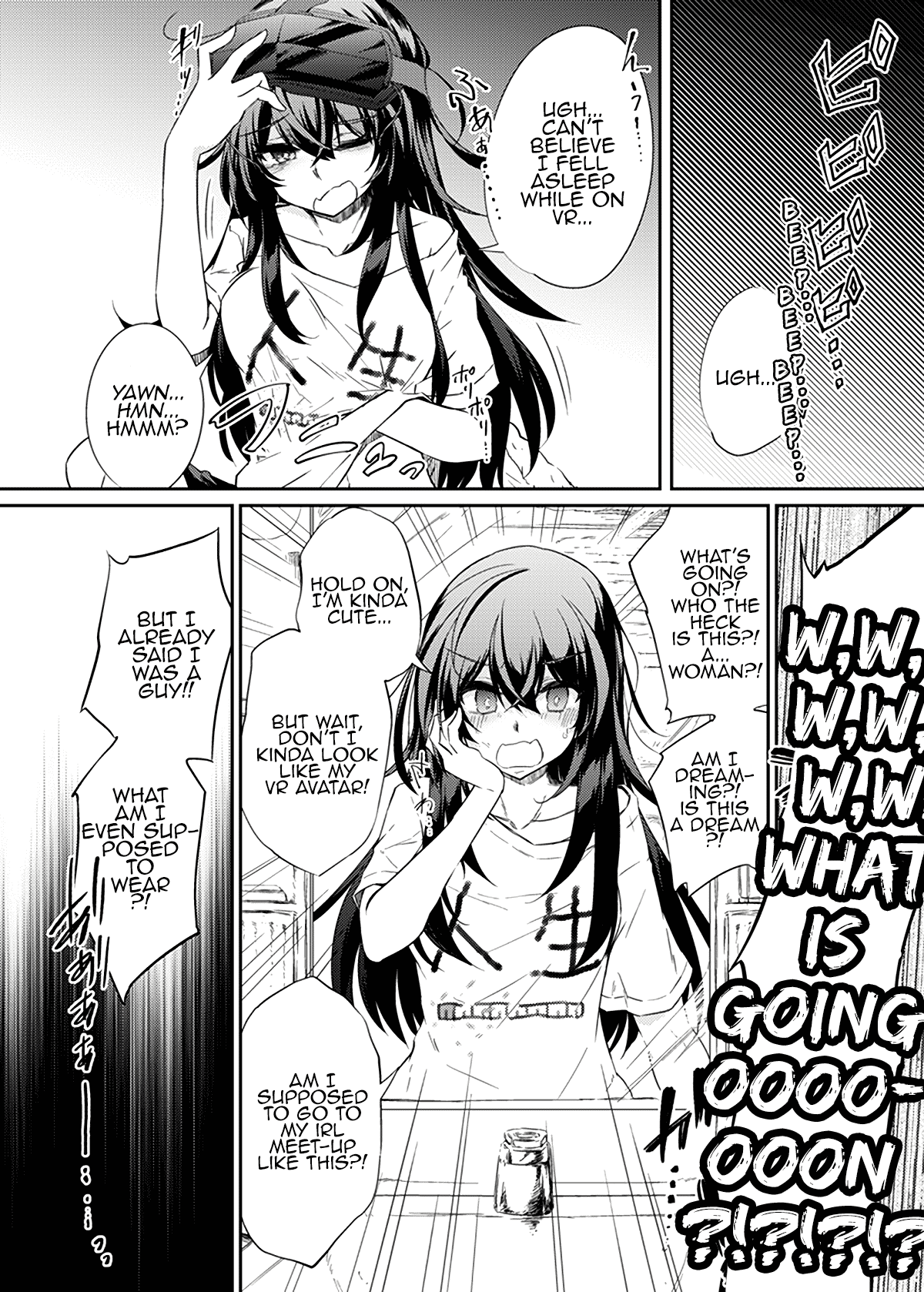 [GAULOISES BluE (Amano Chiharu)] VR mo Real mo TS Mesu ni Narimashita. | I Became a Girl Both in VR and in IRL [Digital] [English] [MMAG Translations]] page 23 original parody - shemale x-ray hentai manga - read online free