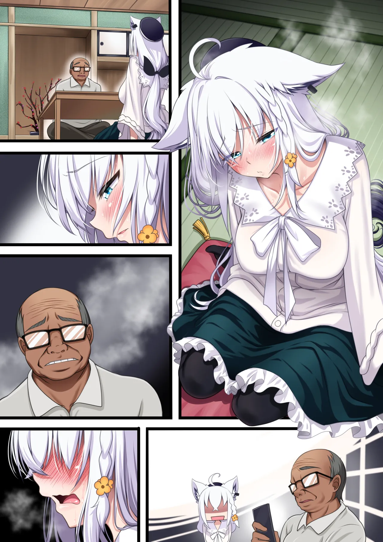 Tsukiai Hajimeta Sukonbu ga Shiotaiou de, Ossan Sukonbu ni Otosareru Fubuki-san 9 page 23 featuring shirakami fubuki hololive parody - sole female sole male hentai manga - read online free