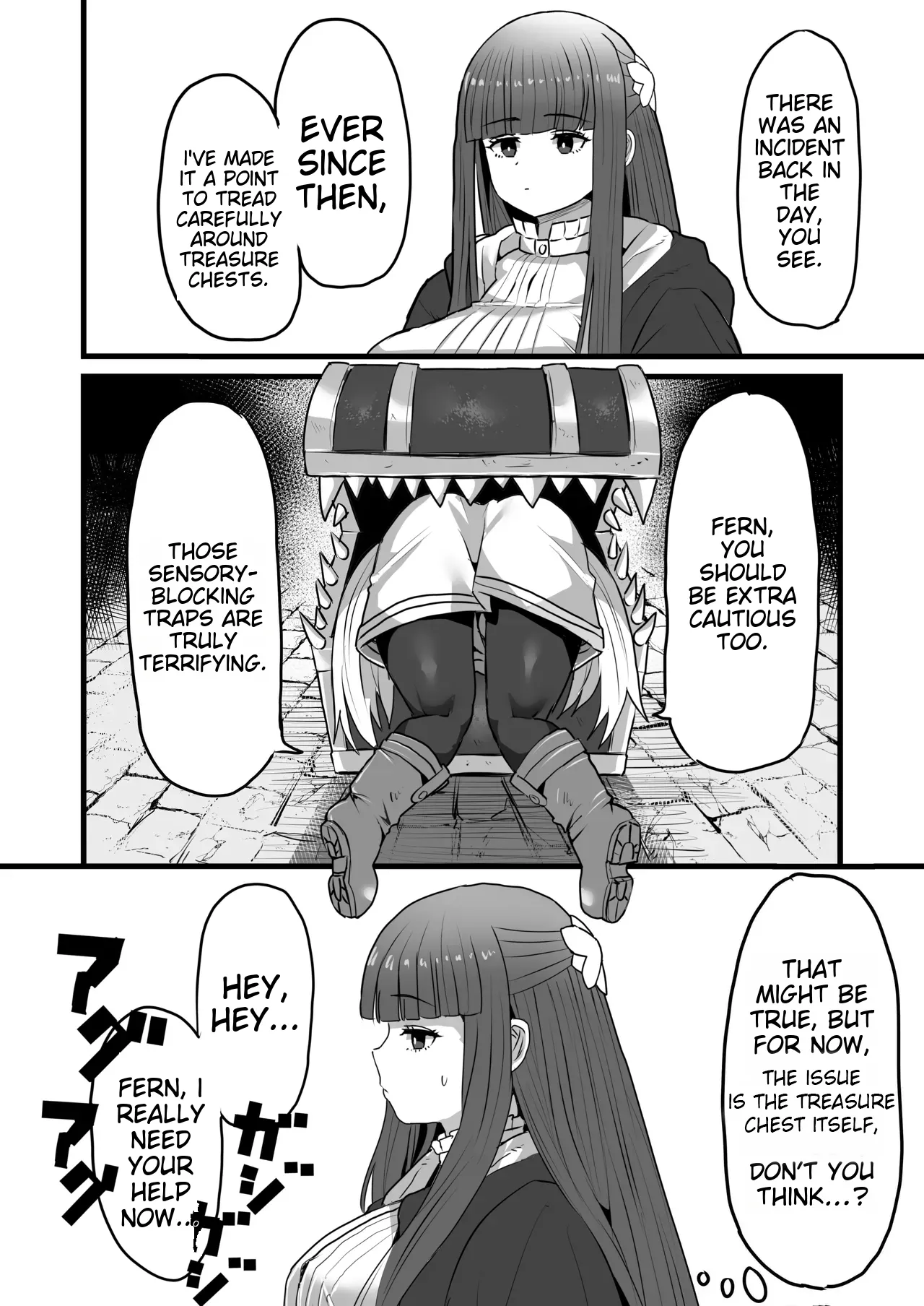 Frieren and the Sensory Deprivation Hole page 33 featuring fern sousou no frieren parody - nakadashi x-ray hentai manga - read online free