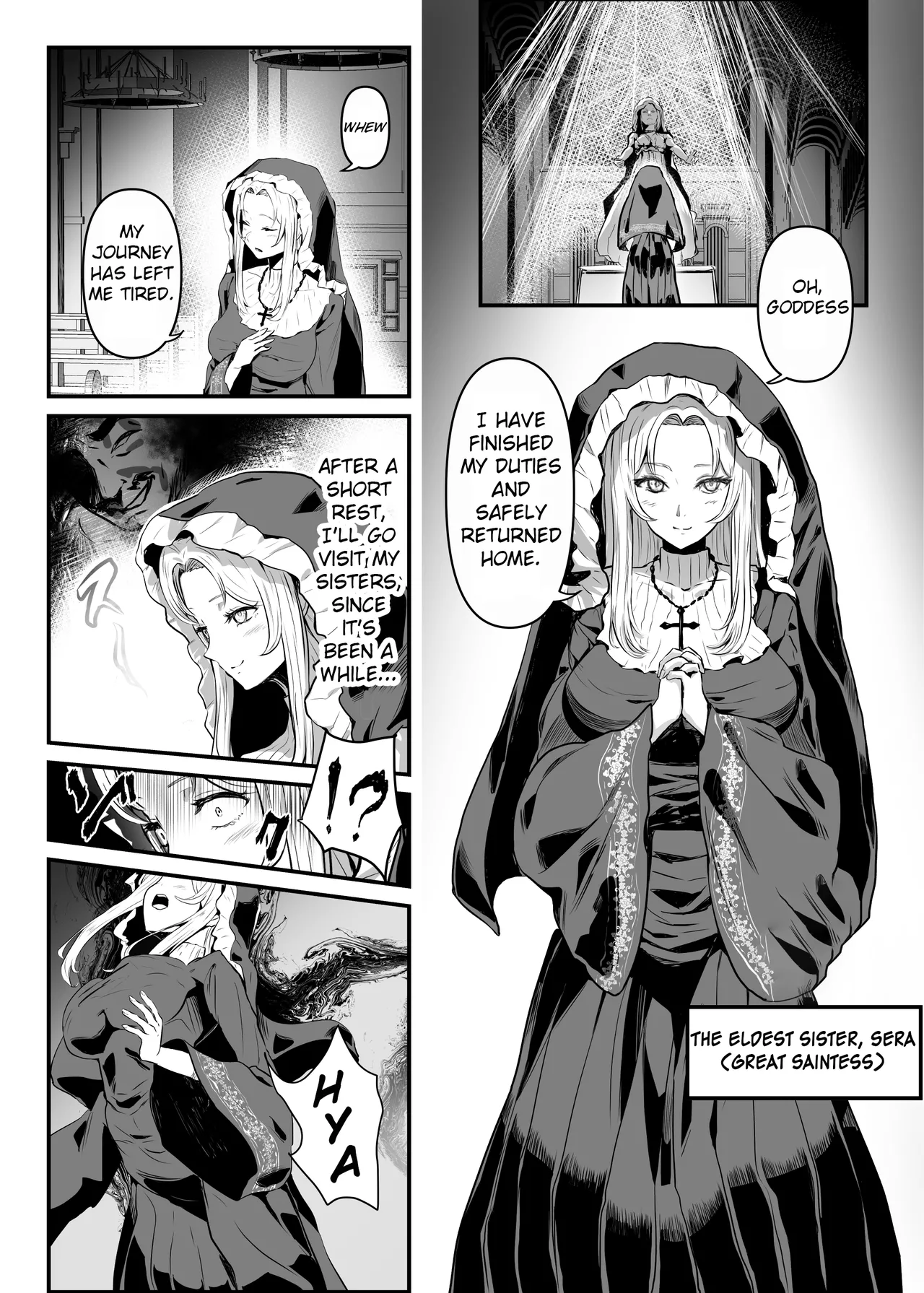 Utsukushiki Isekai 3 Shimai no Hyouiroku page 28 original parody - squirting big breasts hentai manga - read online free