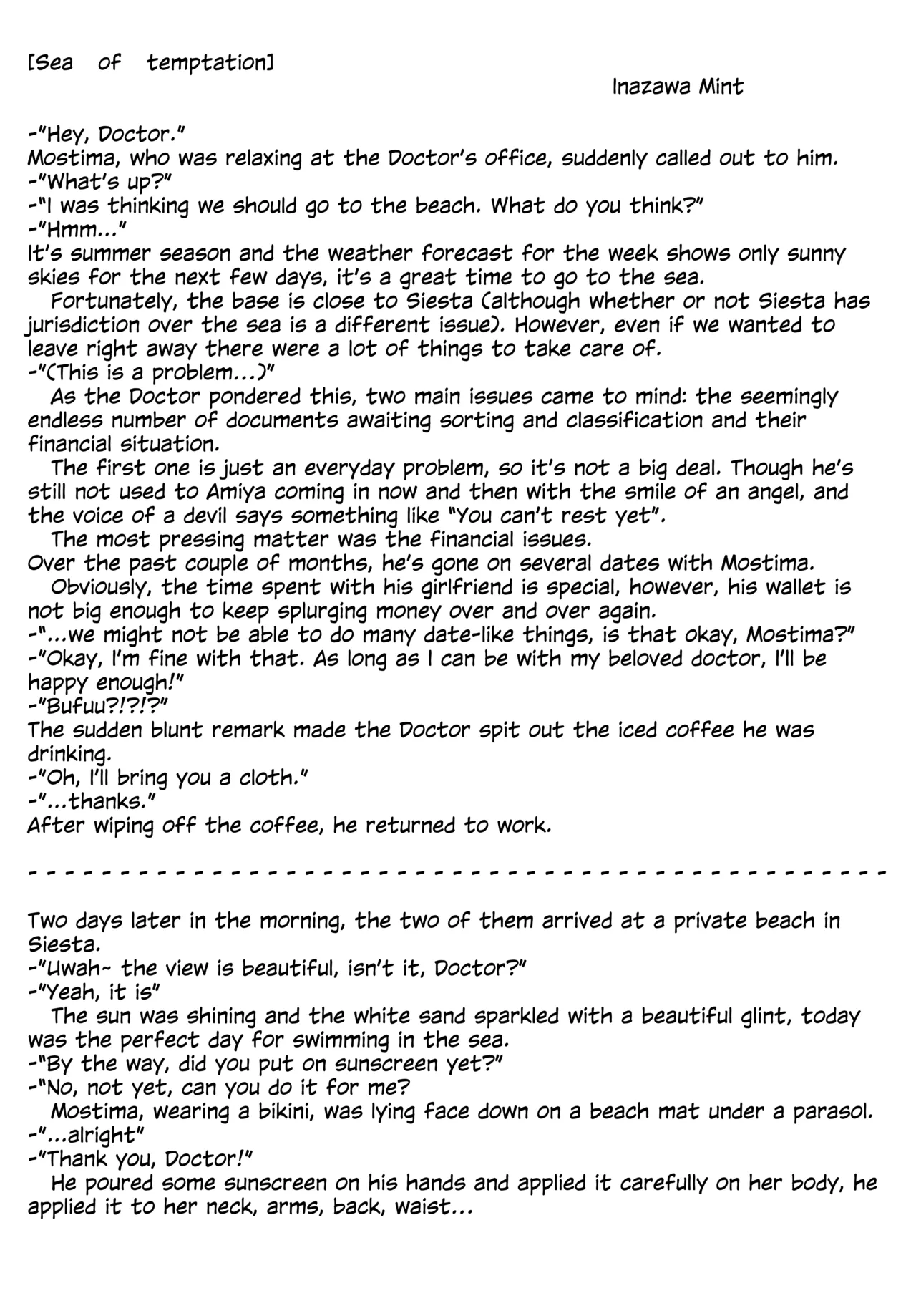 Angel Temptation page 33 featuring mostima arknights parody - sole female sole male hentai manga - read online free