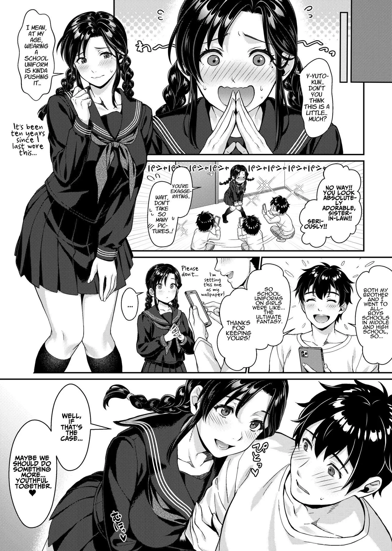 [Nanboku Megochi (Mori Miyuki)] Nee-san, Nani Kite mo Niaimasu ne -Miboujin no Gishi to Ore no Midara na Hibi- | Debaucherous Days With My Widowed Sister-in-law [English] [ADTL] page 40 original parody - maid inseki hentai manga - read online free
