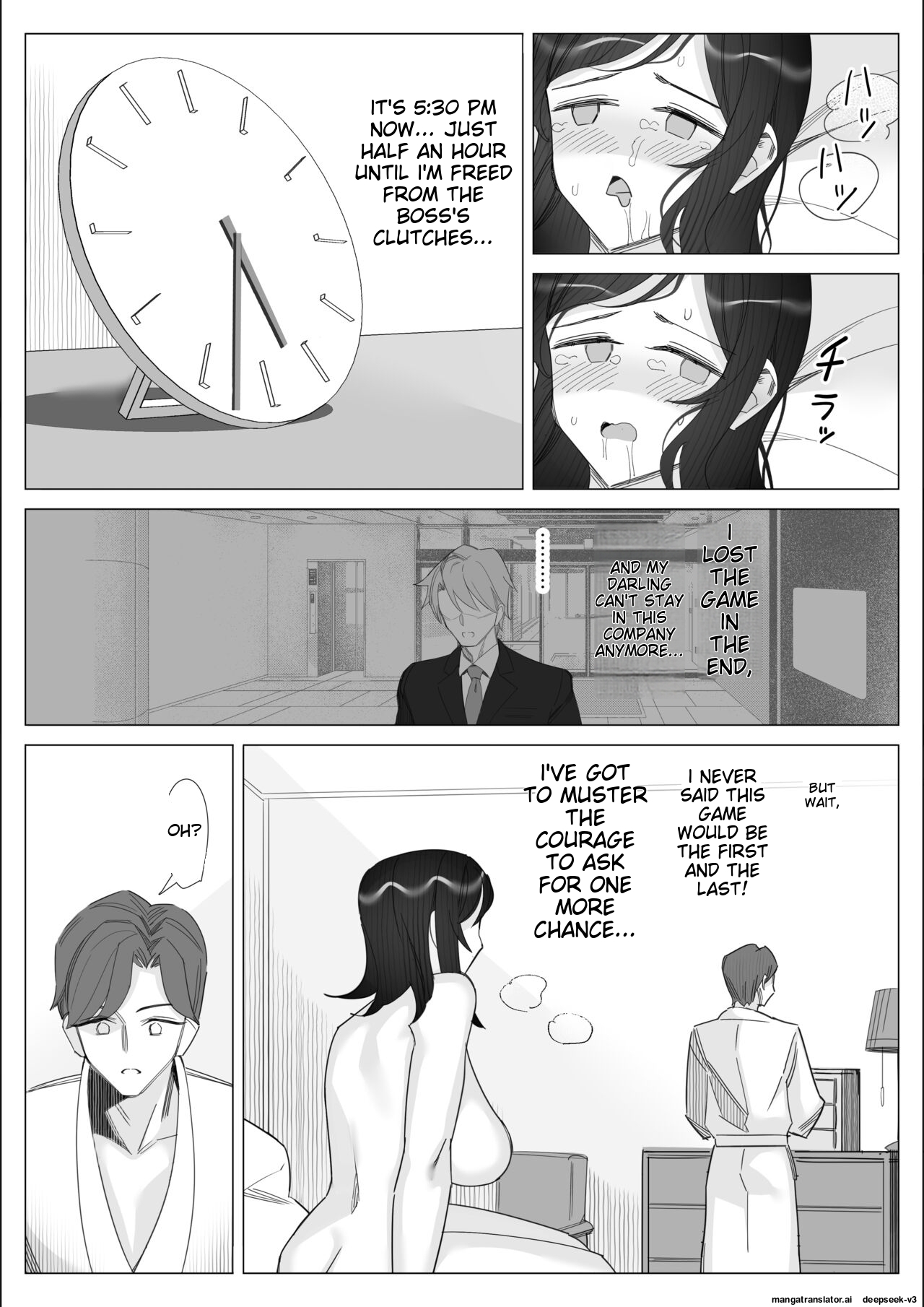 Pride no Takai Career Joshi ga Batsuichi Furyou Joushi ni Netorareru Hanashi | A story about a proud career woman being seduced by her bad divorced boss page 116 original parody - business suit squirting hentai manga - read online free