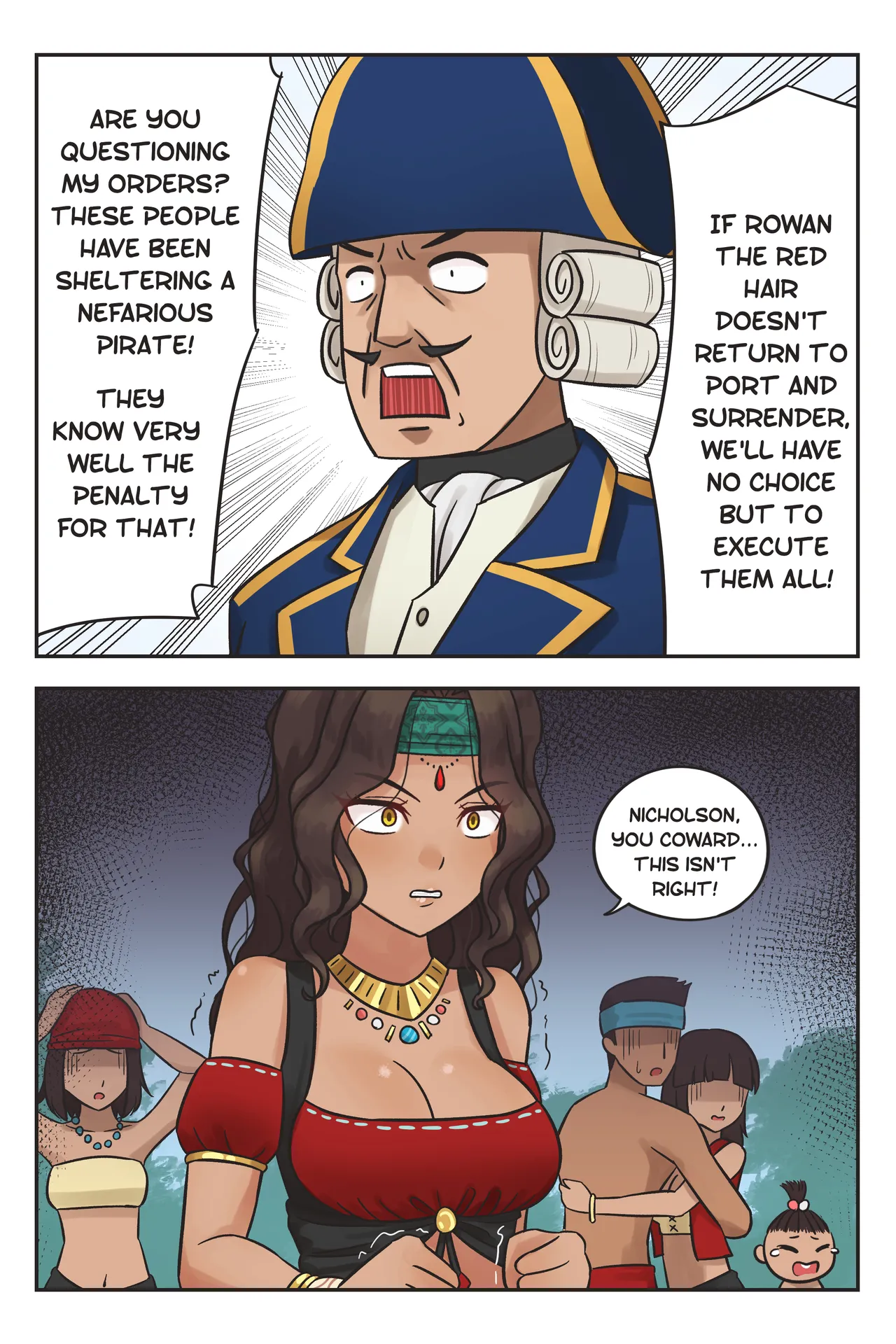 Rowan the Red Hair page 38 original parody - unusual teeth mmf threesome hentai manga - read online free