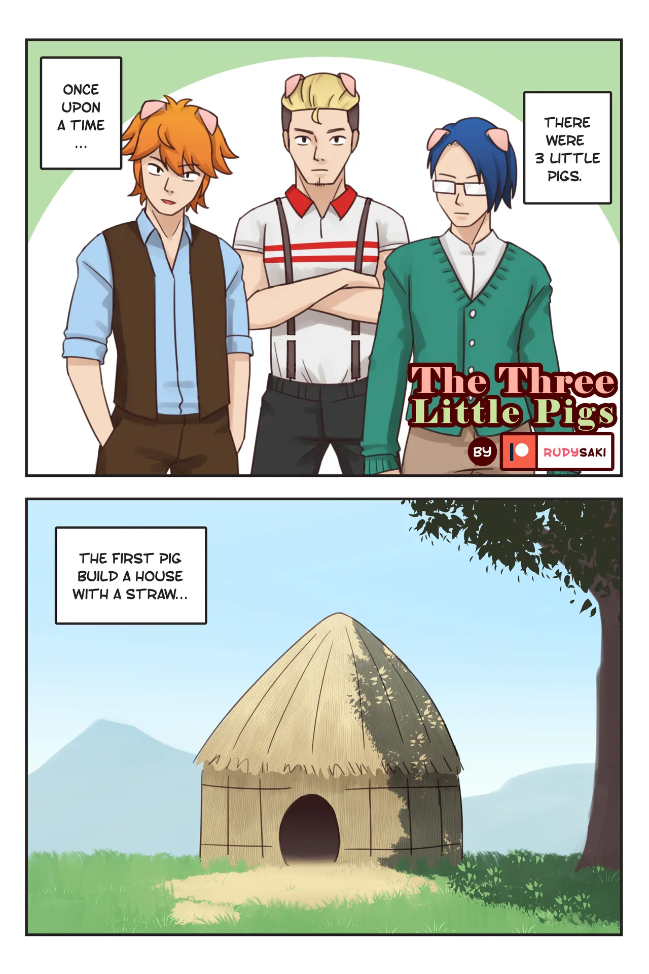 The Three Little Pigs - Page 1