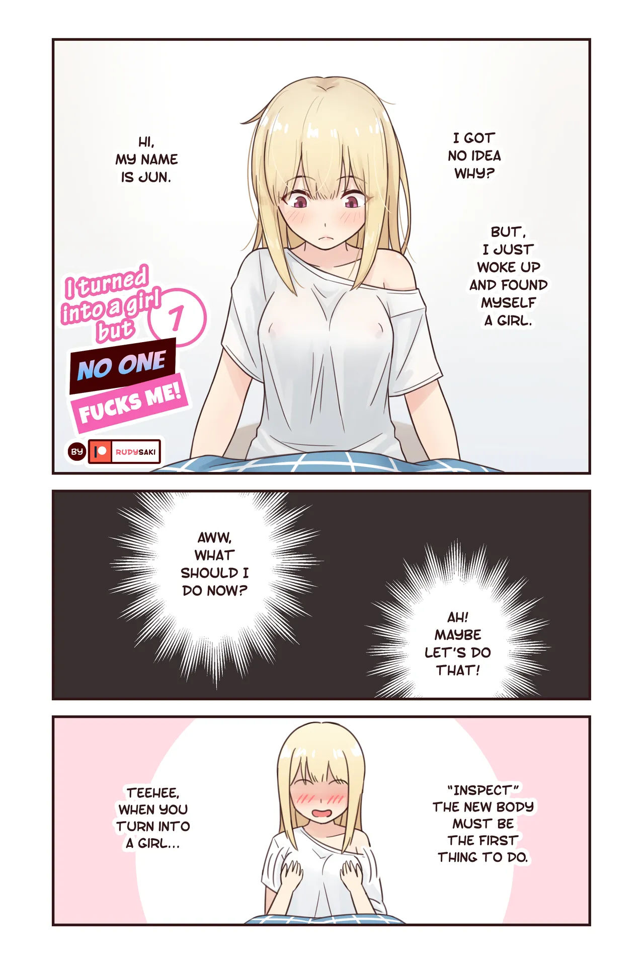 I Turned Into a Girl But NO ONE Fucks Me! - Page 1