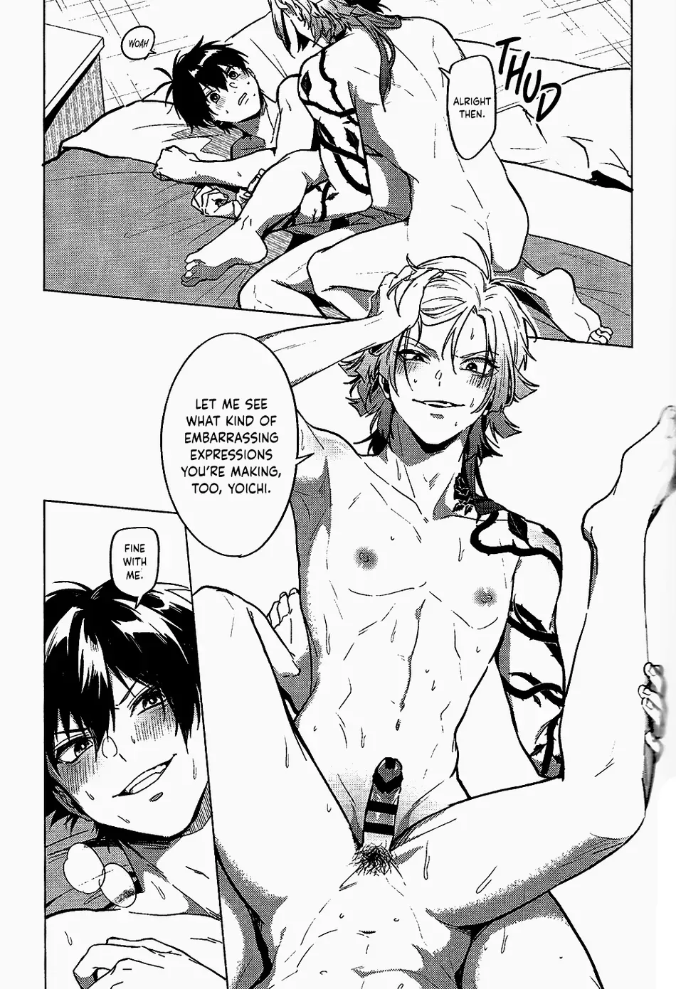 Love is a difficult thing for Kaiser page 45 featuring michael kaiser blue lock parody - sole male tracksuit hentai manga - read online free