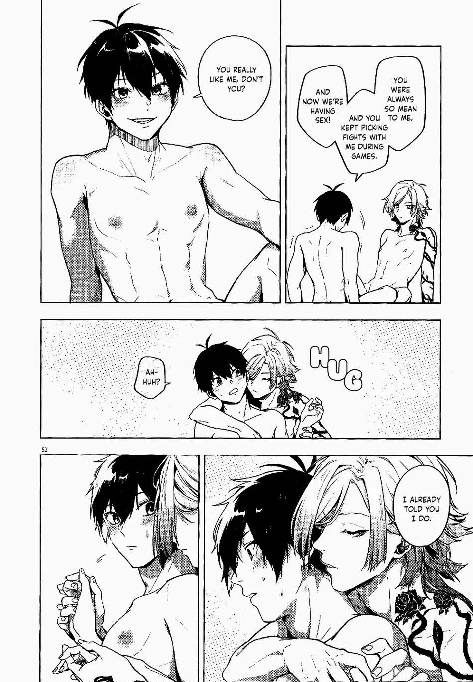 Love is a difficult thing for Kaiser page 49 featuring michael kaiser blue lock parody - sole male tracksuit hentai manga - read online free