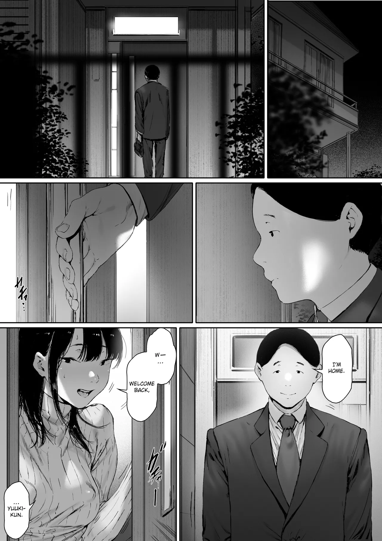 [Morita Shiki] Gifu to Doukyou Suru ni Natta Shiawase na Shinkon Seikatsu o Okuro Hazu datta no ni Ch. 2 | Now Living With My Father-In-Law, I Was Supposed to Have a Happy Newlywed Life Part 2 [English] [Chalklog] page 112 original parody - inseki milf hentai manga - read online free