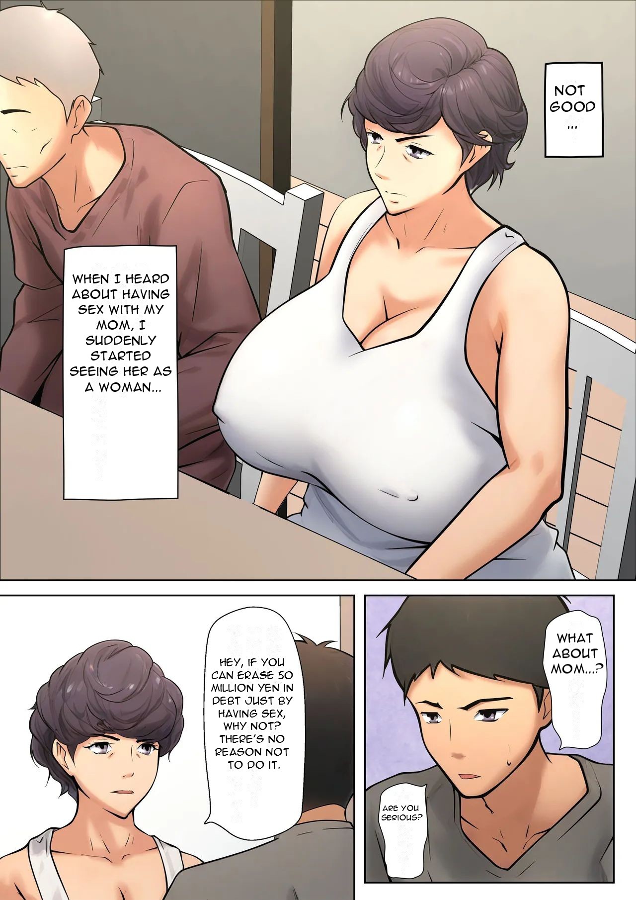 Shikatanaku kāchan to sekkusu shimasu - I Have No Choice But to Have Sex with My Mother page 20 original parody - milf big breasts hentai manga - read online free