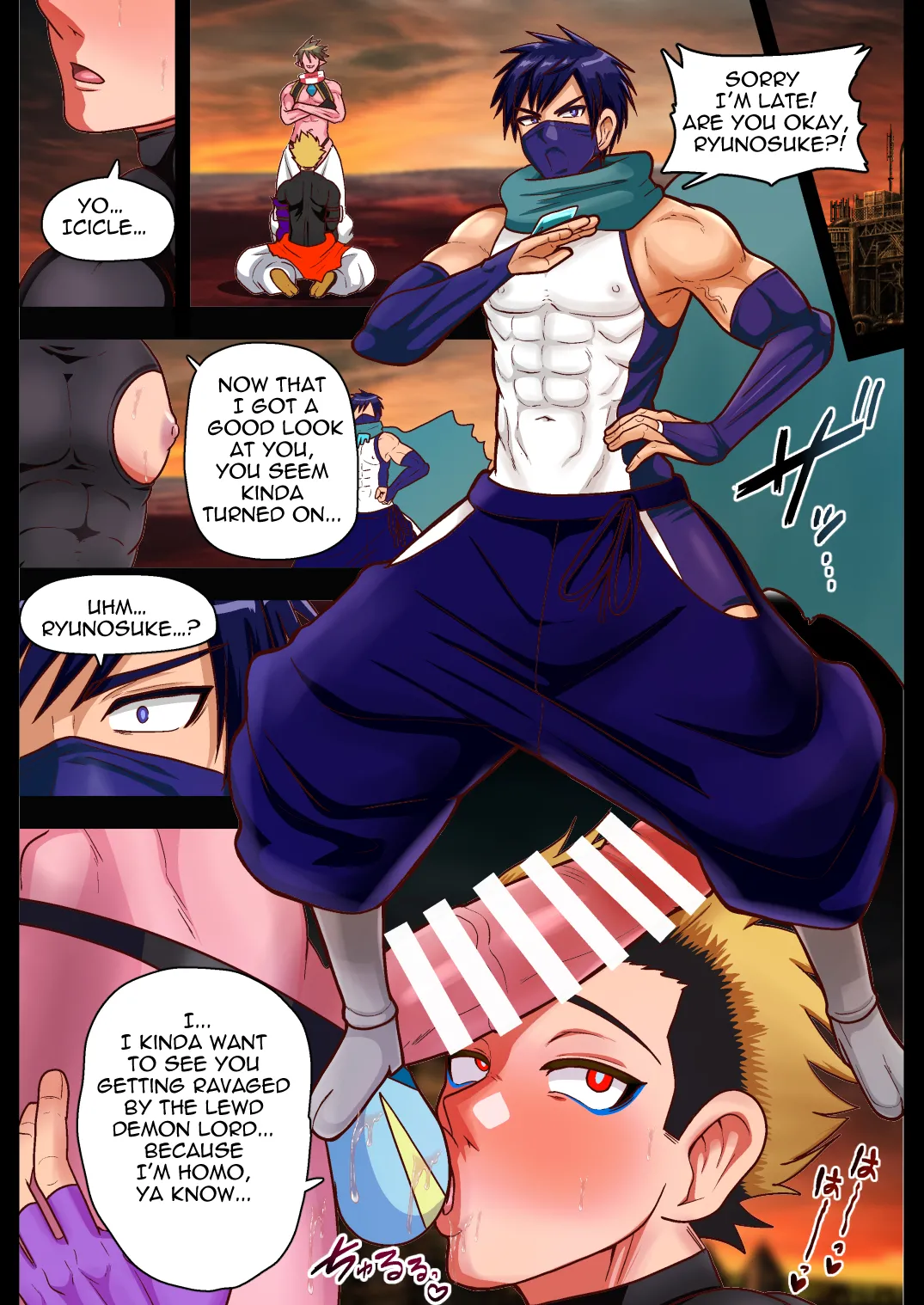 The Lustful Demon Attacks page 41 - full color big penis hentai manga - read online free