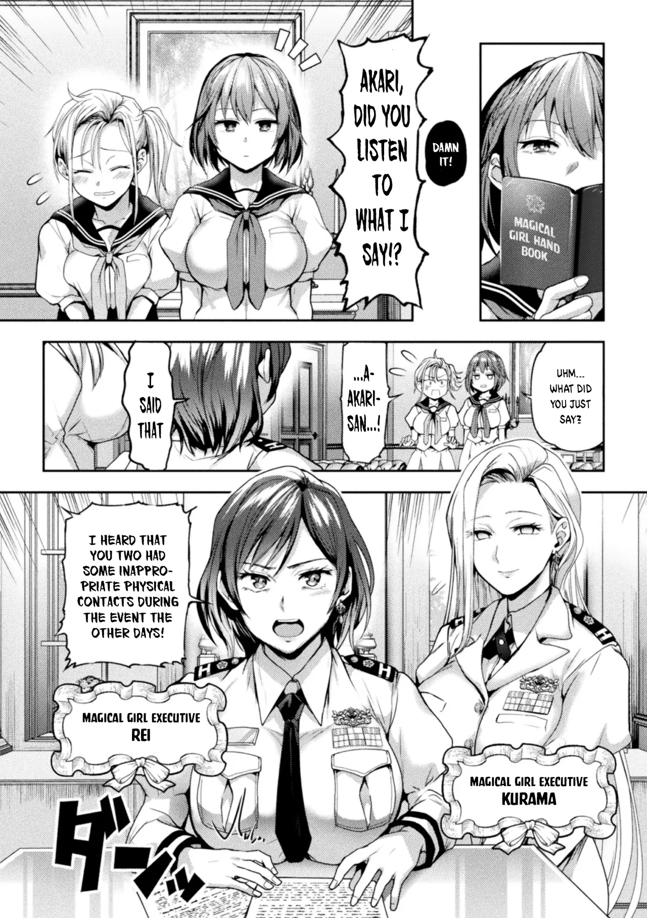 [Nagashiro Rouge] Eigyou Mahou Shoujo ga Kiss Shitara Ch. 1-3 | When Magical Girls Kiss Chapter 1-3 (END) + Extra [English] page 34 original parody - kissing big breasts hentai manga - read online free