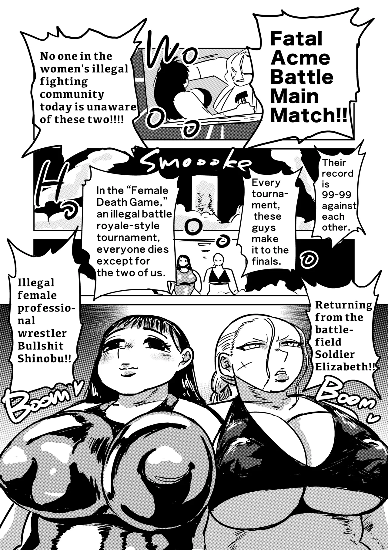 Zetsumei Ninshin Akume Battle | Fatal Pregancy Acme Battle page 35 original parody - big penis impregnation hentai manga - read online free