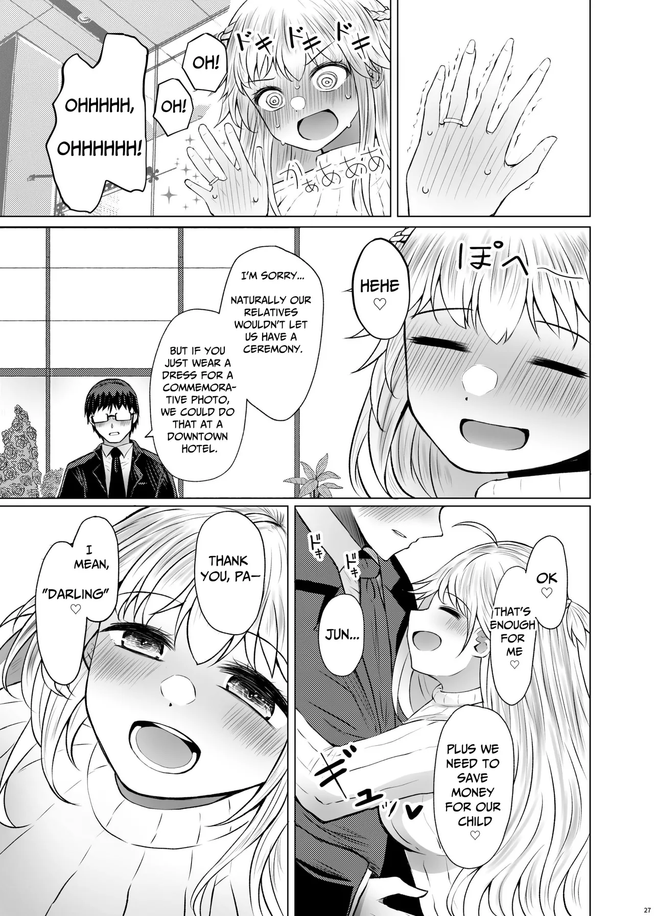 Idensei Shikkan no Risk ga Nai nara Papa to Kozukuri Shite mo Ii yo ne | No Risk Of Genetic Diseases Means Daddy-Daughter Baby Making page 27 original parody - full censorship x-ray hentai manga - read online free