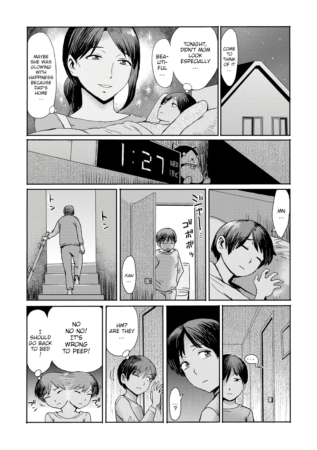 [Kuroiwa Menou] Soukan Syoukougun ~Boku dake no Mesumama~  Incest Syndrome My Mom Belongs to Me [English] [Decensored] (Chapters 1-9) {WitzMacher} - Page 4