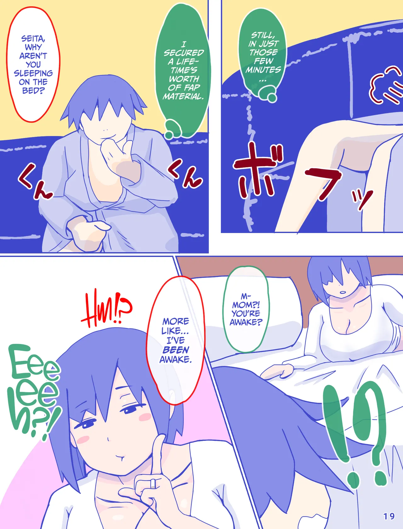 Kaa-san to Omoide no Shimapan page 21 original parody - milf kissing hentai manga - read online free