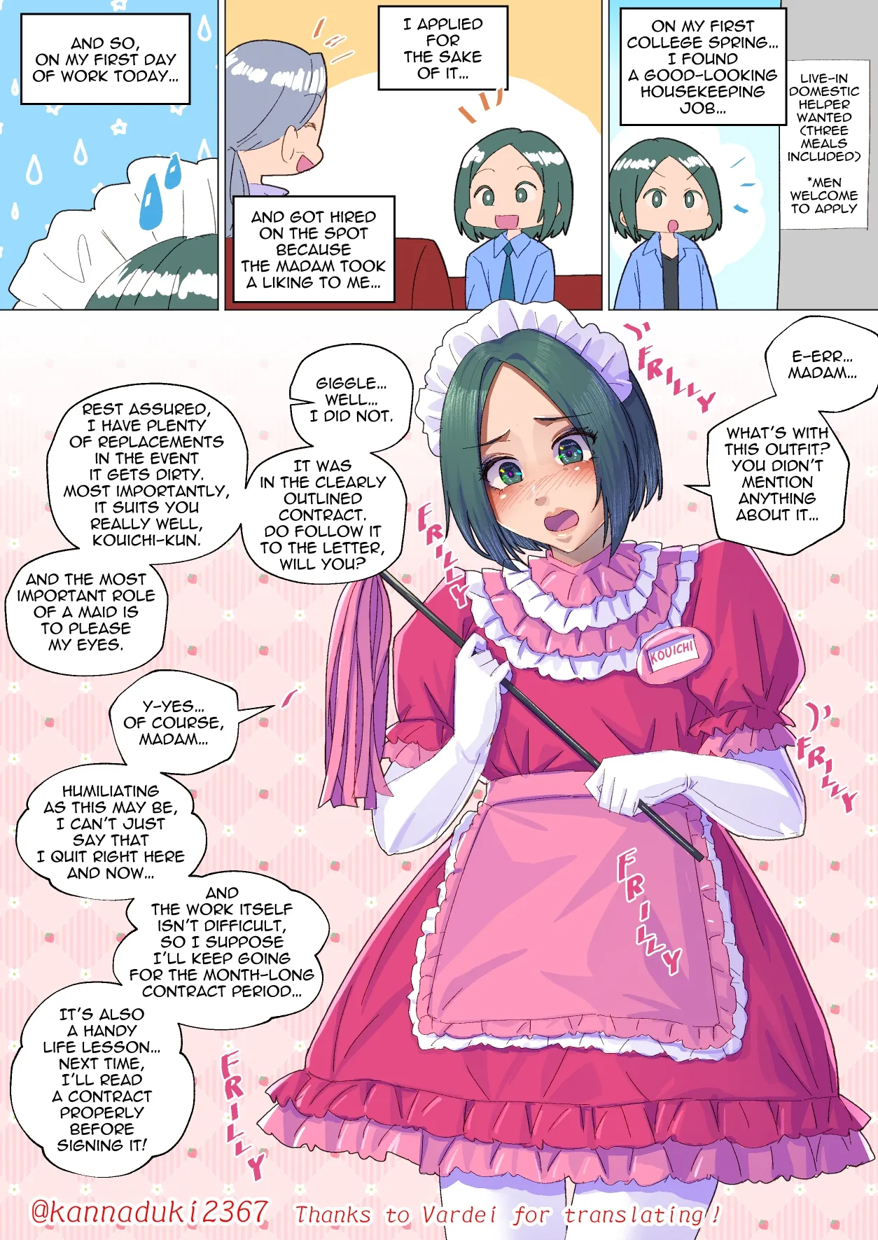 Short Sissy Stories page 11 original parody - full color infantilism hentai manga - read online free