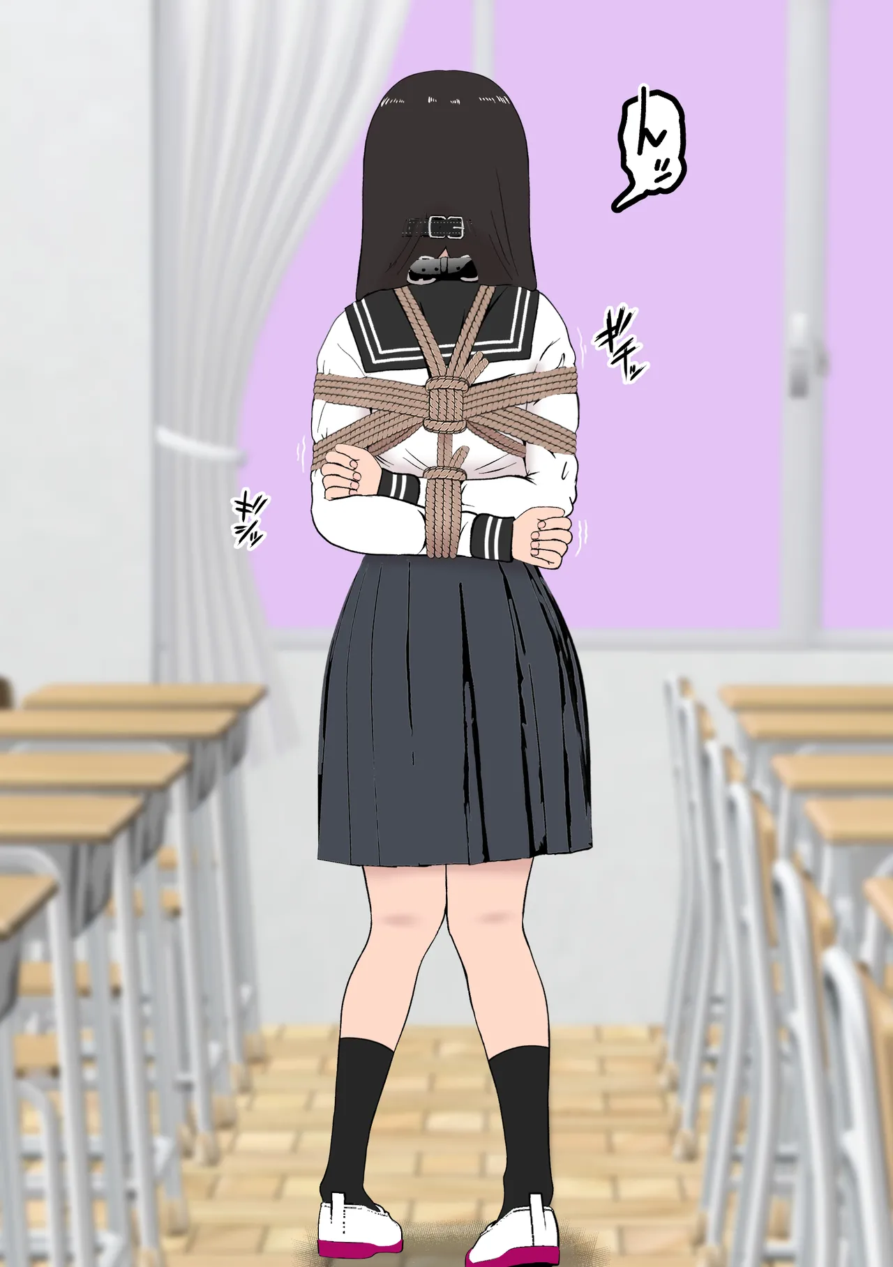 Fūki Torishimari Kiroku 2 page 13 original parody - mosaic censorship stockings hentai manga - read online free