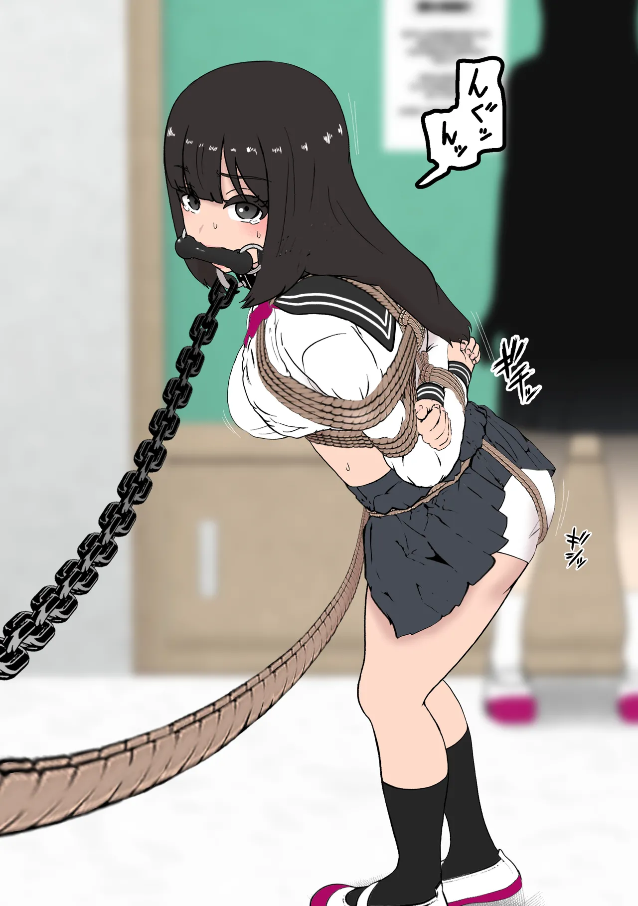 Fūki Torishimari Kiroku 2 page 22 original parody - gag humiliation hentai manga - read online free