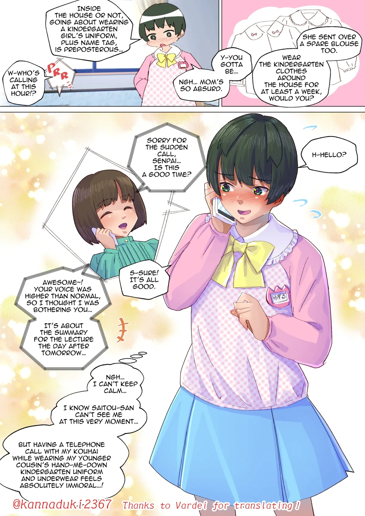 [Jugatsu Usagi] Hand-Me-Down Boys page 42 original parody - full color infantilism hentai manga - read online free