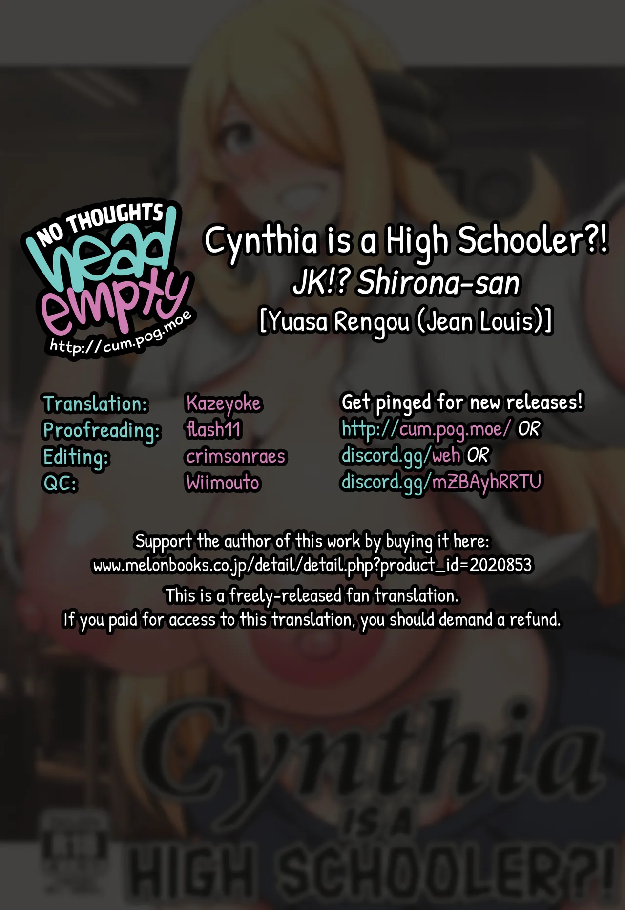 JK!? Shirona-san | Cynthia is a High Schooler?! page 19 featuring florian pokemon parody - sole female sole male hentai manga - read online free