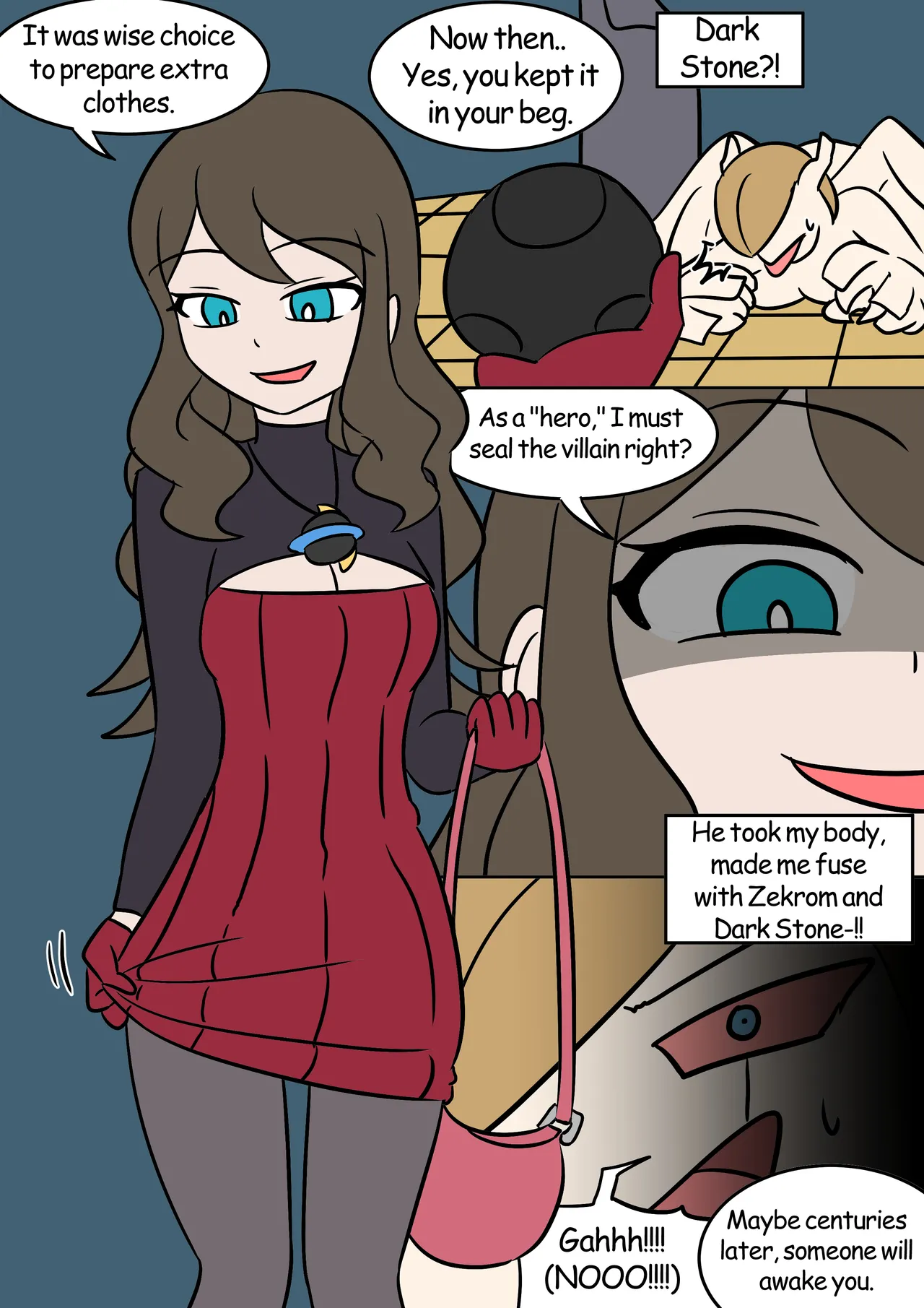 What if page 24 featuring cynthia pokemon parody - body swap crossdressing hentai manga - read online free
