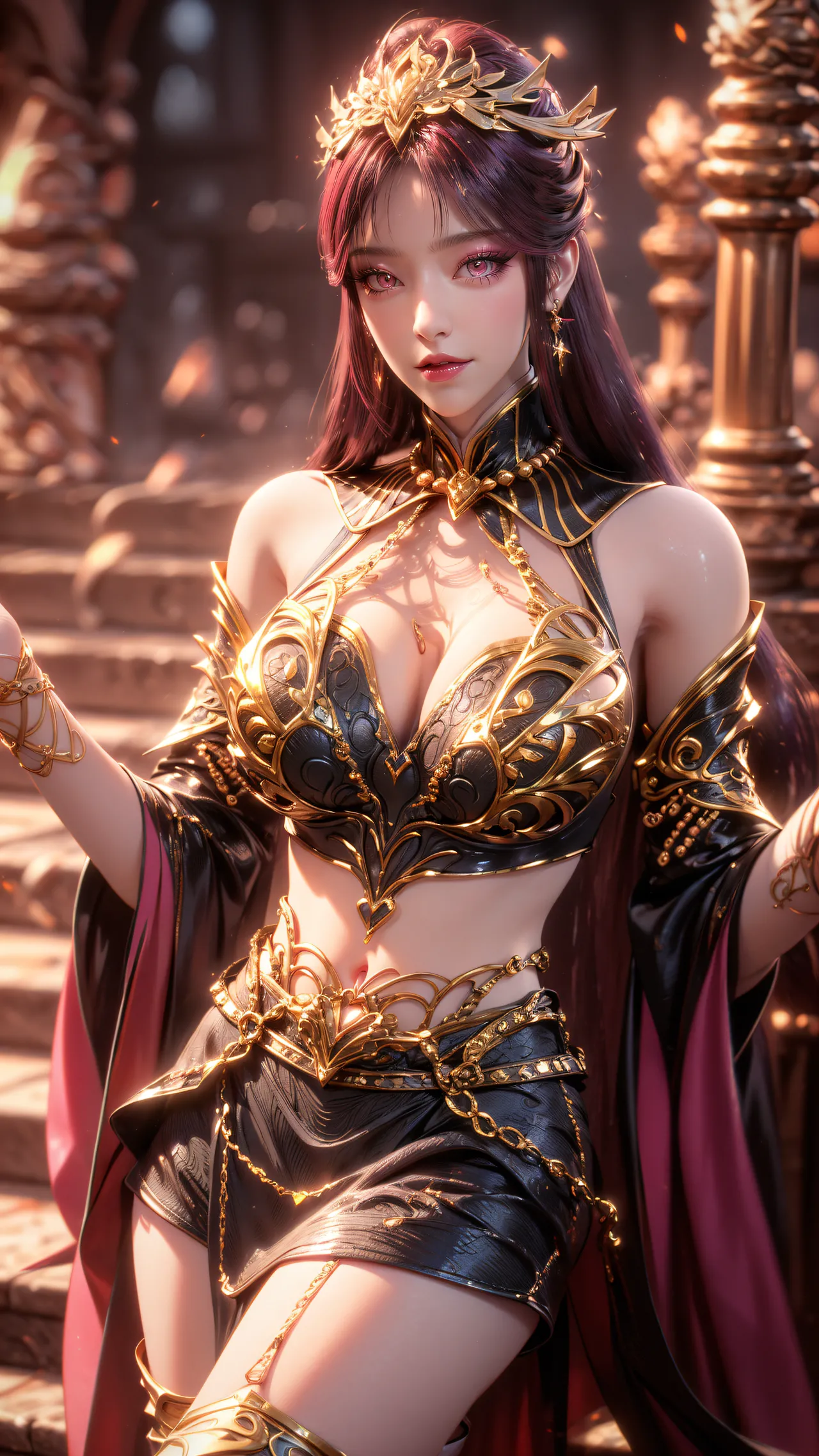 【DANDAN】Vol.045 百炼成神-毒血夫人 美艳风骚 page 11 featuring duxue furen bai lian cheng shen parody - very long hair ai generated hentai manga - read online free