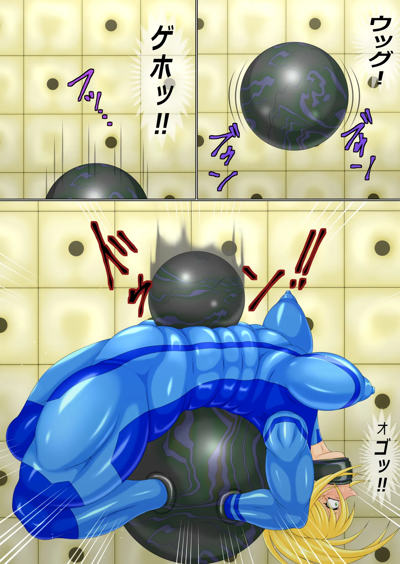 Goumon Giga Ni Zenpen page 13 featuring samus aran metroid parody - gag vomit hentai manga - read online free
