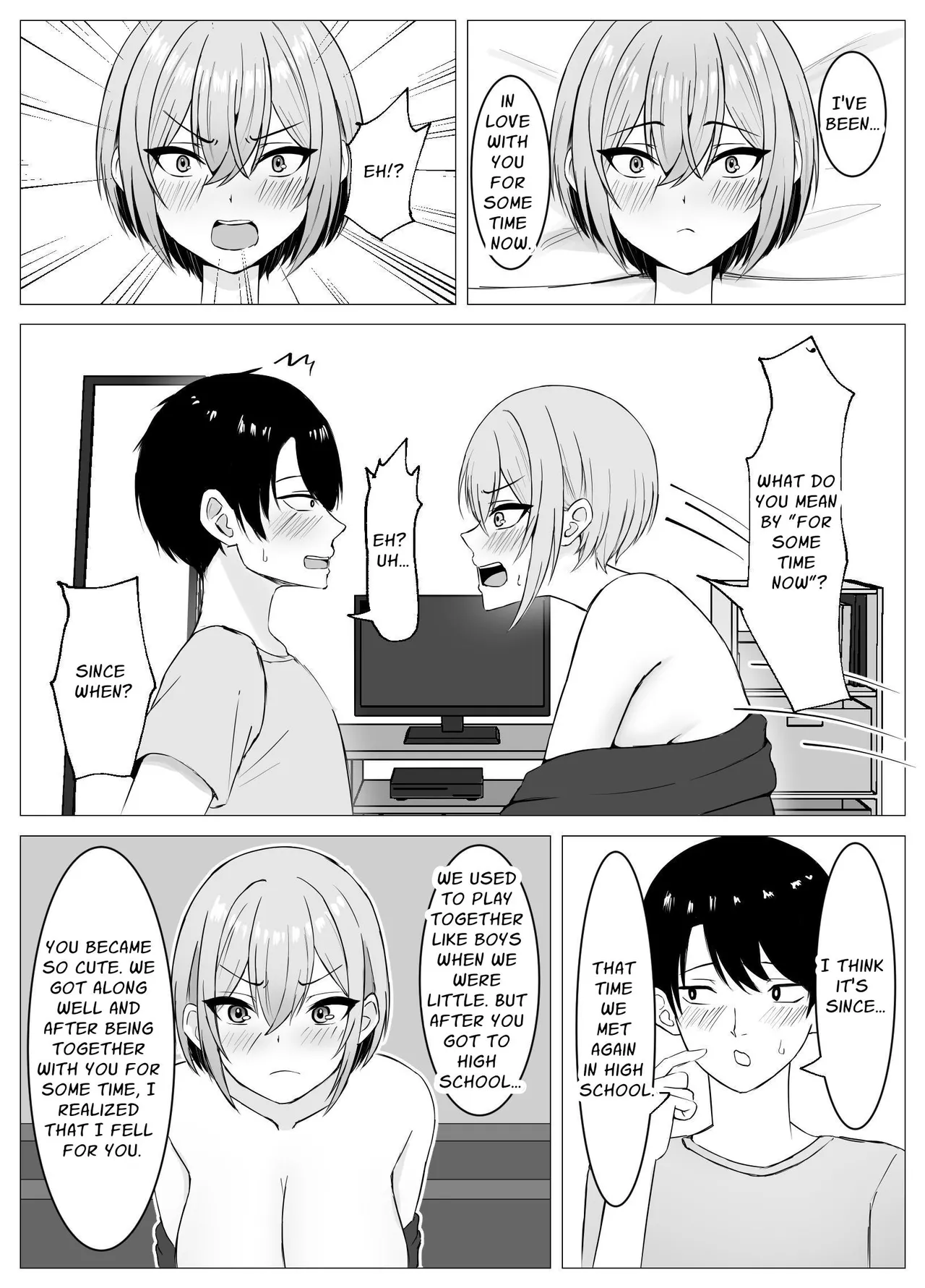 Saikai shita Osananajimi to Issen o Koecchau Hanashi | I Reunited With My Longtime Friend and Crossed the Line page 16 original parody - sole female sole male hentai manga - read online free