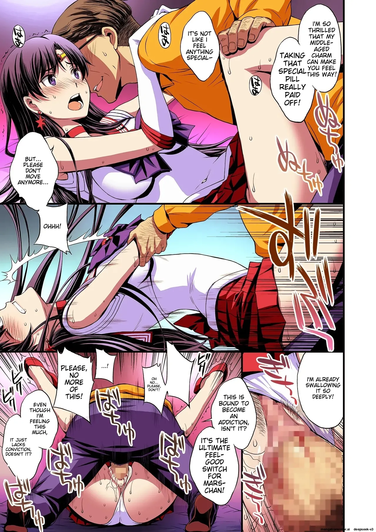 Mars to Haramase Koubi Full Color Soushuuhen | Mars' Impregnation page 28 featuring sailor mars sailor moon parody - magical girl nakadashi hentai manga - read online free