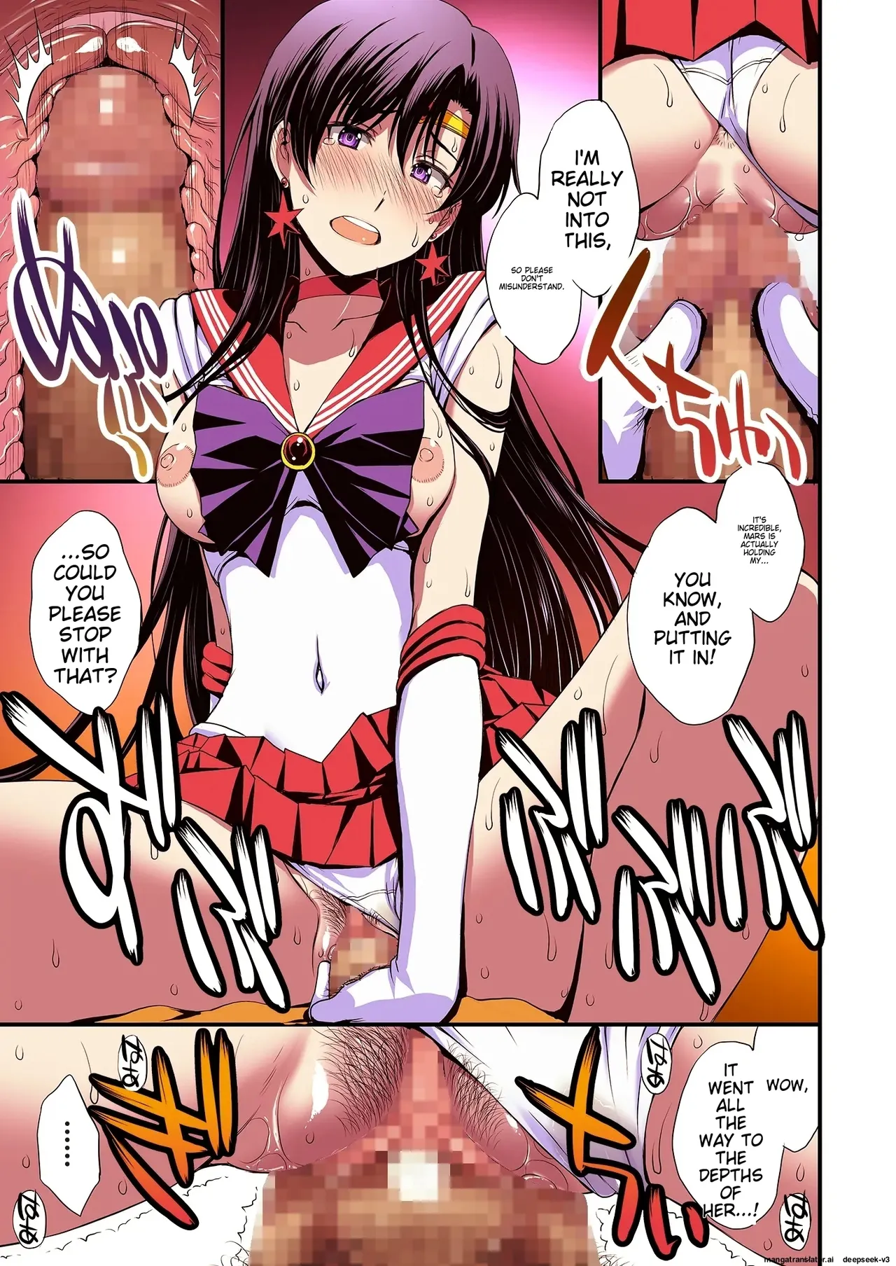 Mars to Haramase Koubi Full Color Soushuuhen | Mars' Impregnation page 52 featuring sailor mars sailor moon parody - magical girl nakadashi hentai manga - read online free