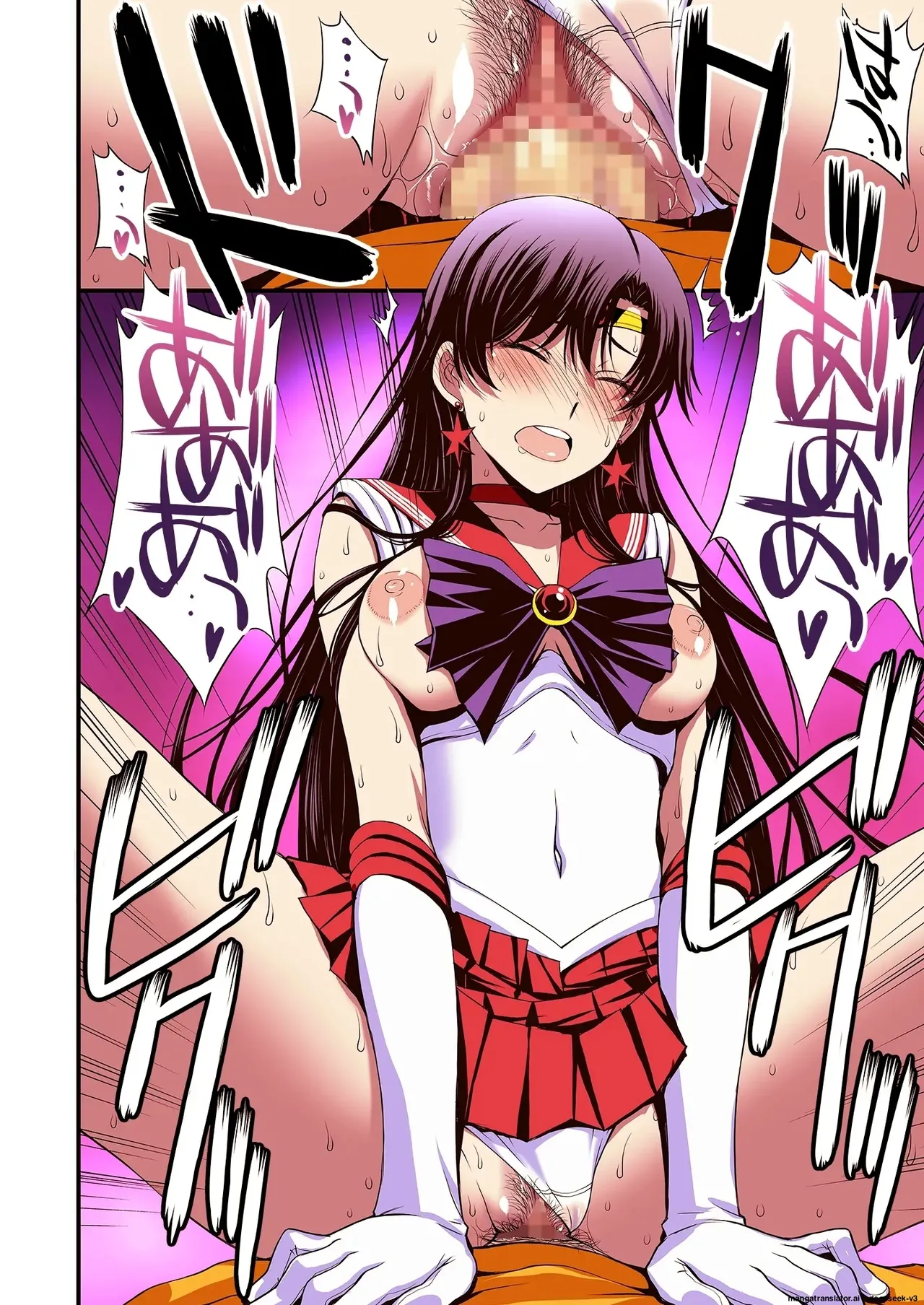 Mars to Haramase Koubi Full Color Soushuuhen | Mars' Impregnation page 57 featuring sailor mars sailor moon parody - magical girl nakadashi hentai manga - read online free