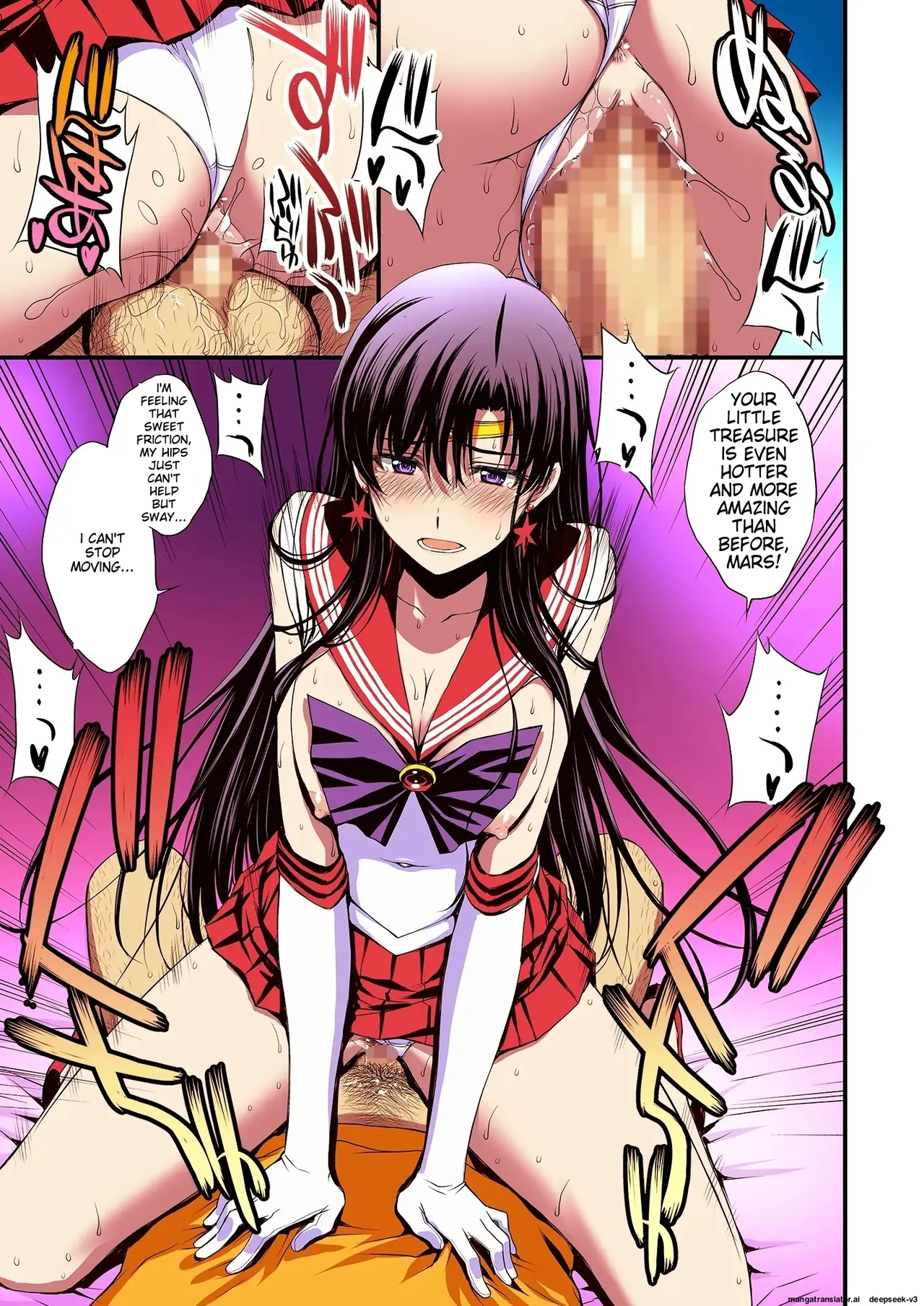 Mars to Haramase Koubi Full Color Soushuuhen | Mars' Impregnation page 60 featuring sailor mars sailor moon parody - sole female nakadashi hentai manga - read online free