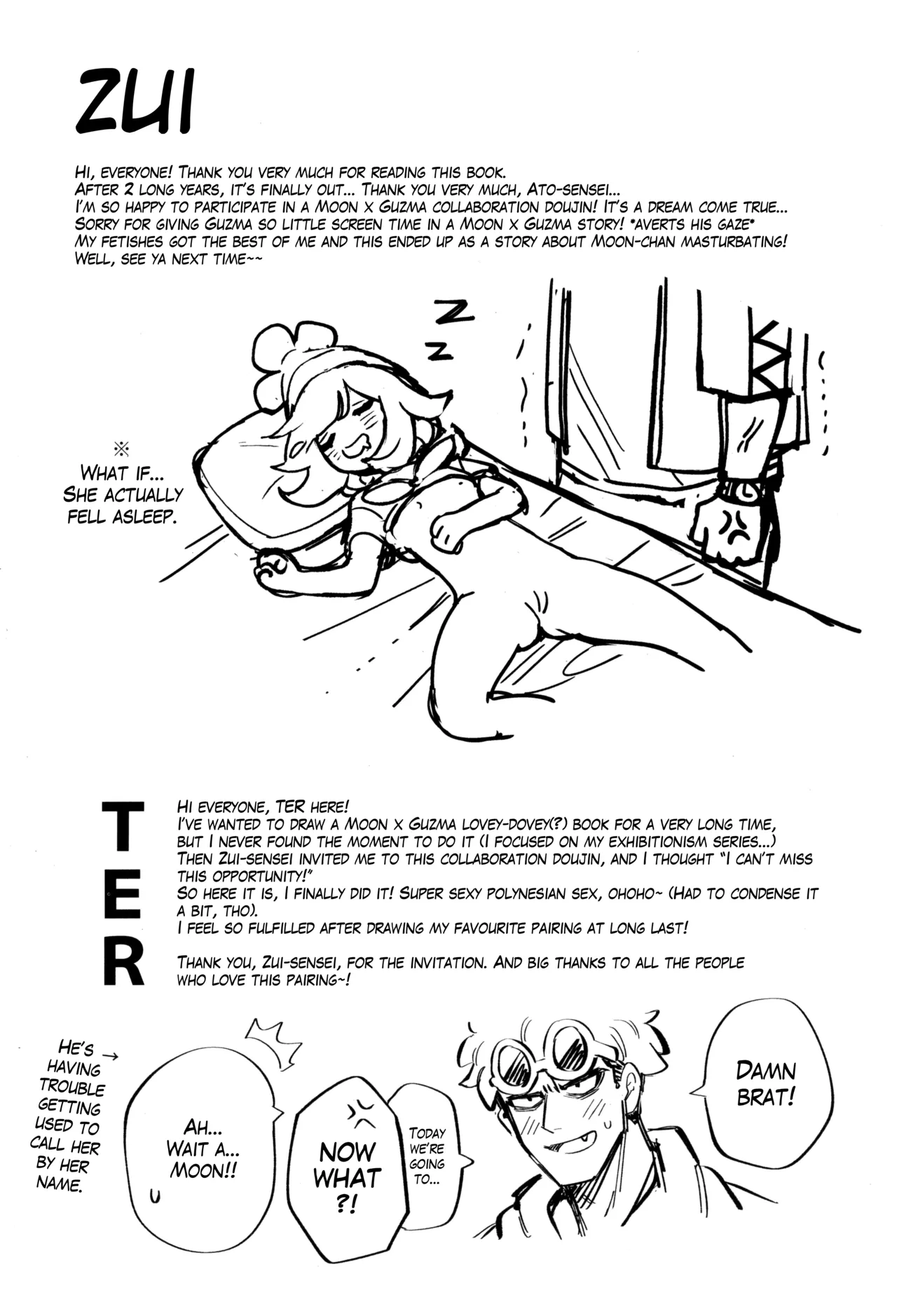 TWIN MOON page 61 featuring guzma pokemon parody - masturbation nakadashi hentai manga - read online free