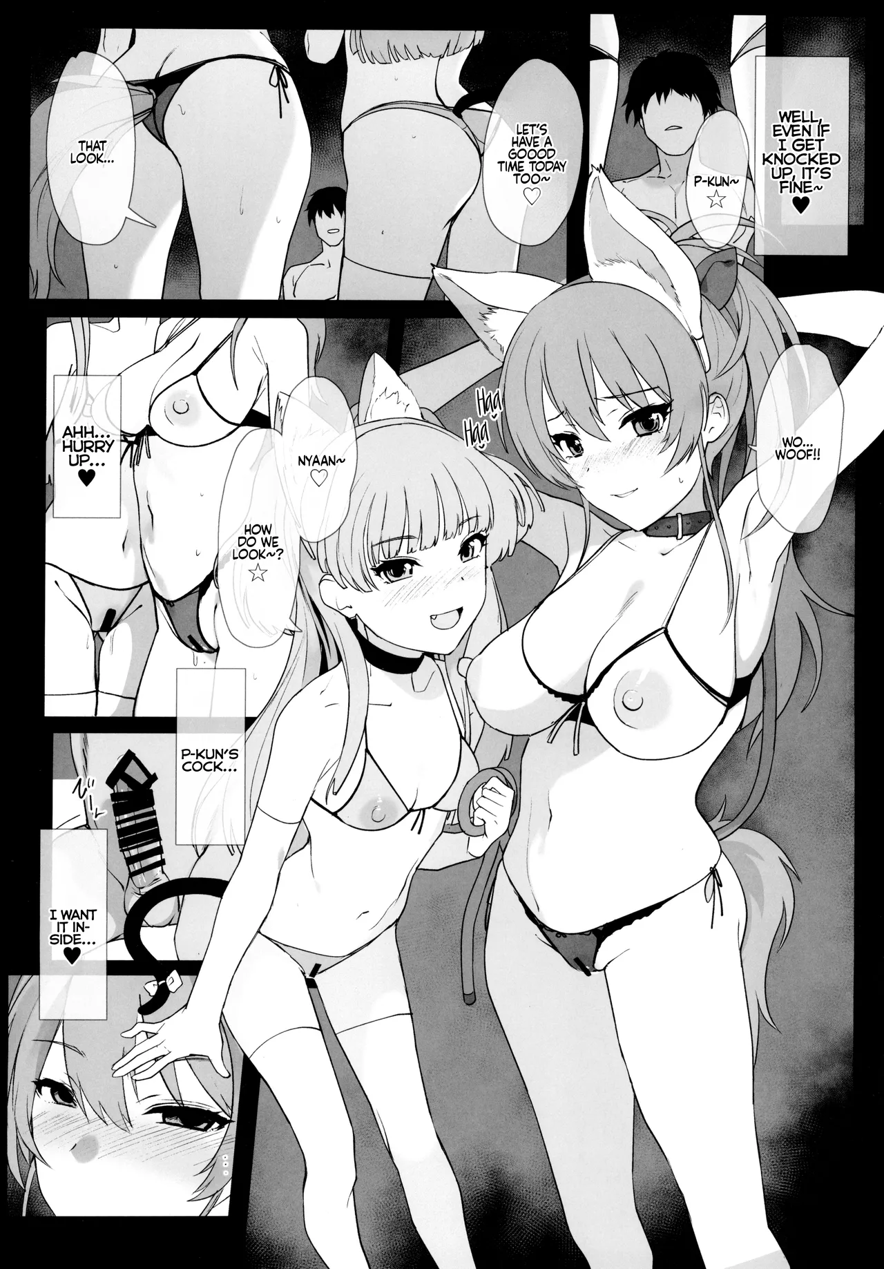 Jougasaki Mika no Shimai Jijou | Mika Jougasaki's Sisterly Dilemma page 20 featuring rika jougasaki the idolmaster parody - sole male nakadashi hentai manga - read online free